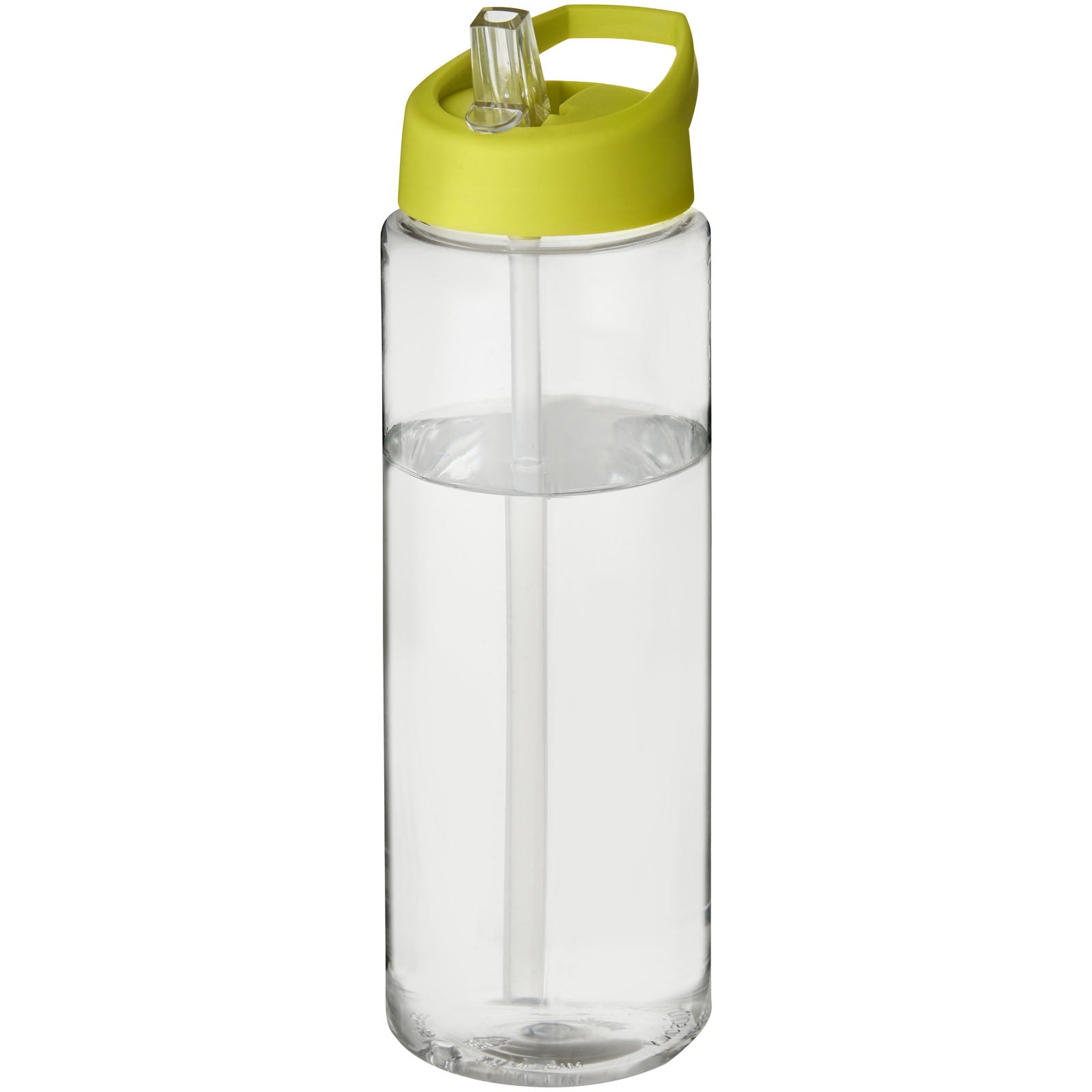 H2O Active® Vibe 850 ml Sportflasche mit Ausgussdeckel – Transparent und Limone