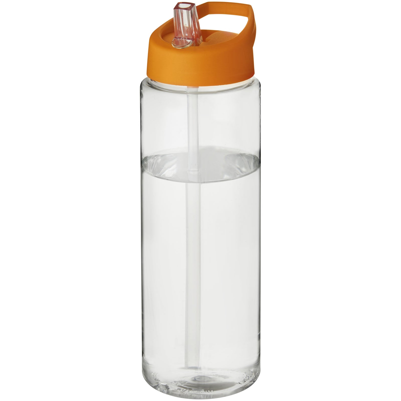 H2O Active® Vibe 850 ml Sportflasche mit Ausgussdeckel – Transparent und Orange