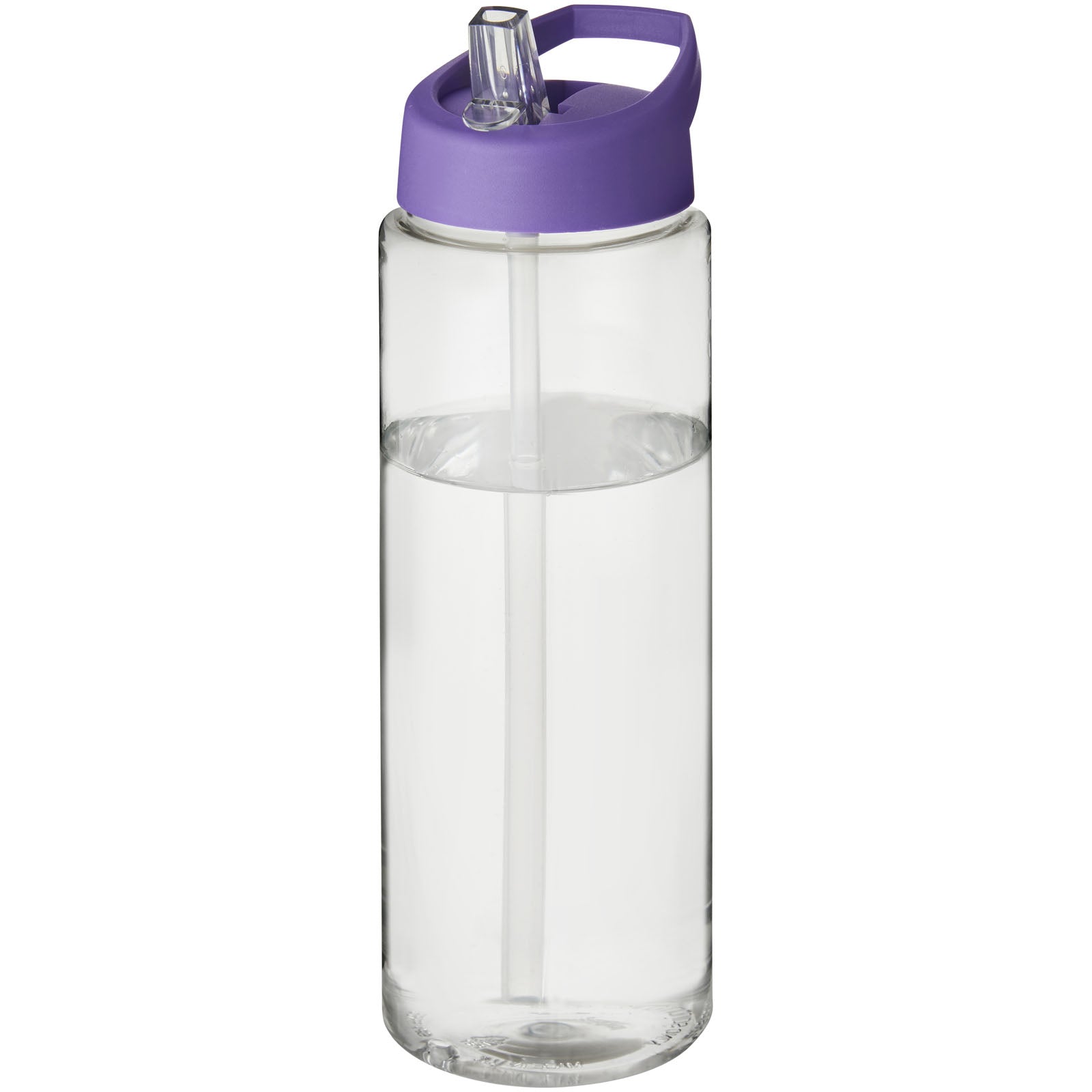 H2O Active® Vibe 850 ml Sportflasche mit Ausgussdeckel – Transparent und Lila
