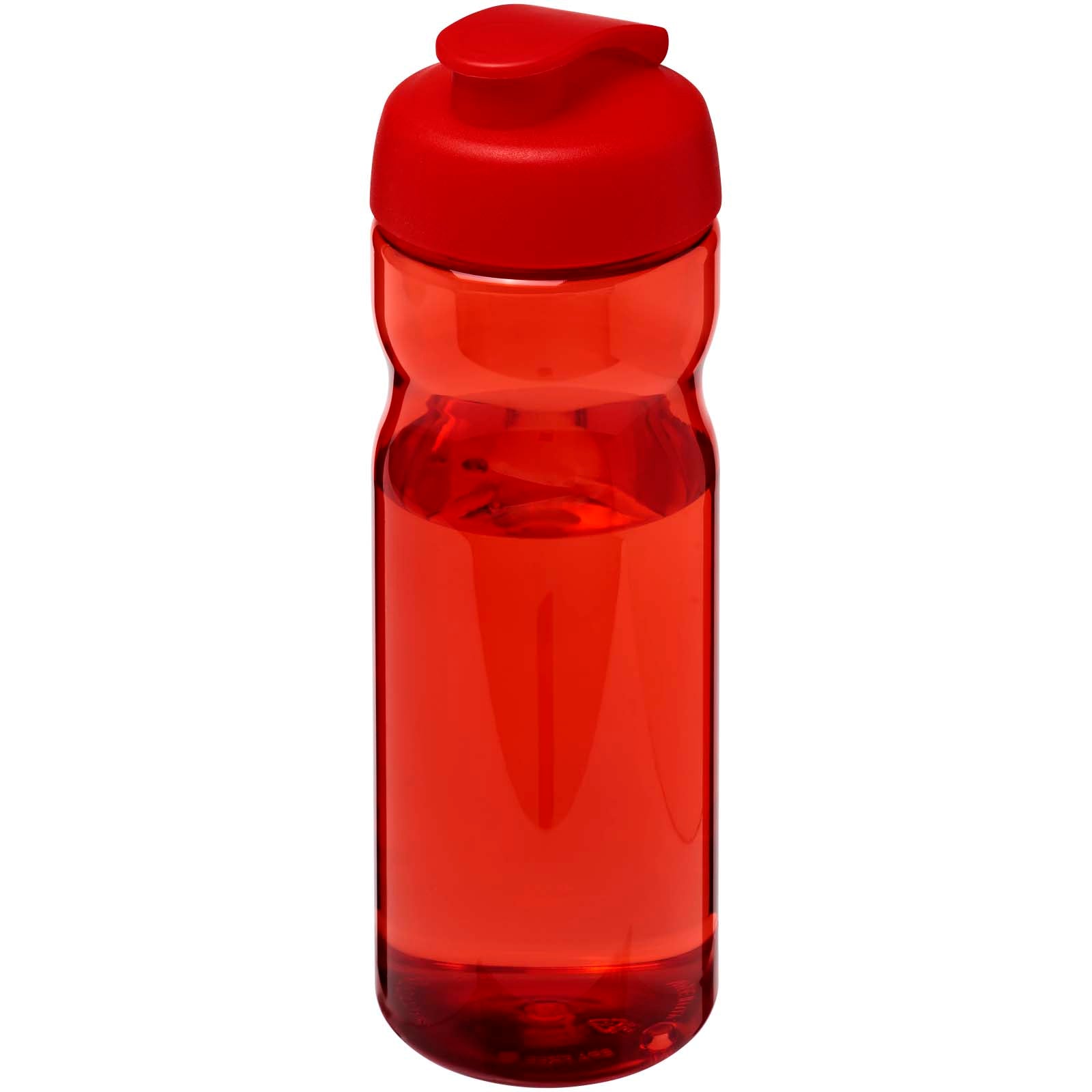 H2O Active® Eco POP Base 650 ml Sportflasche mit Klappdeckel – Rot