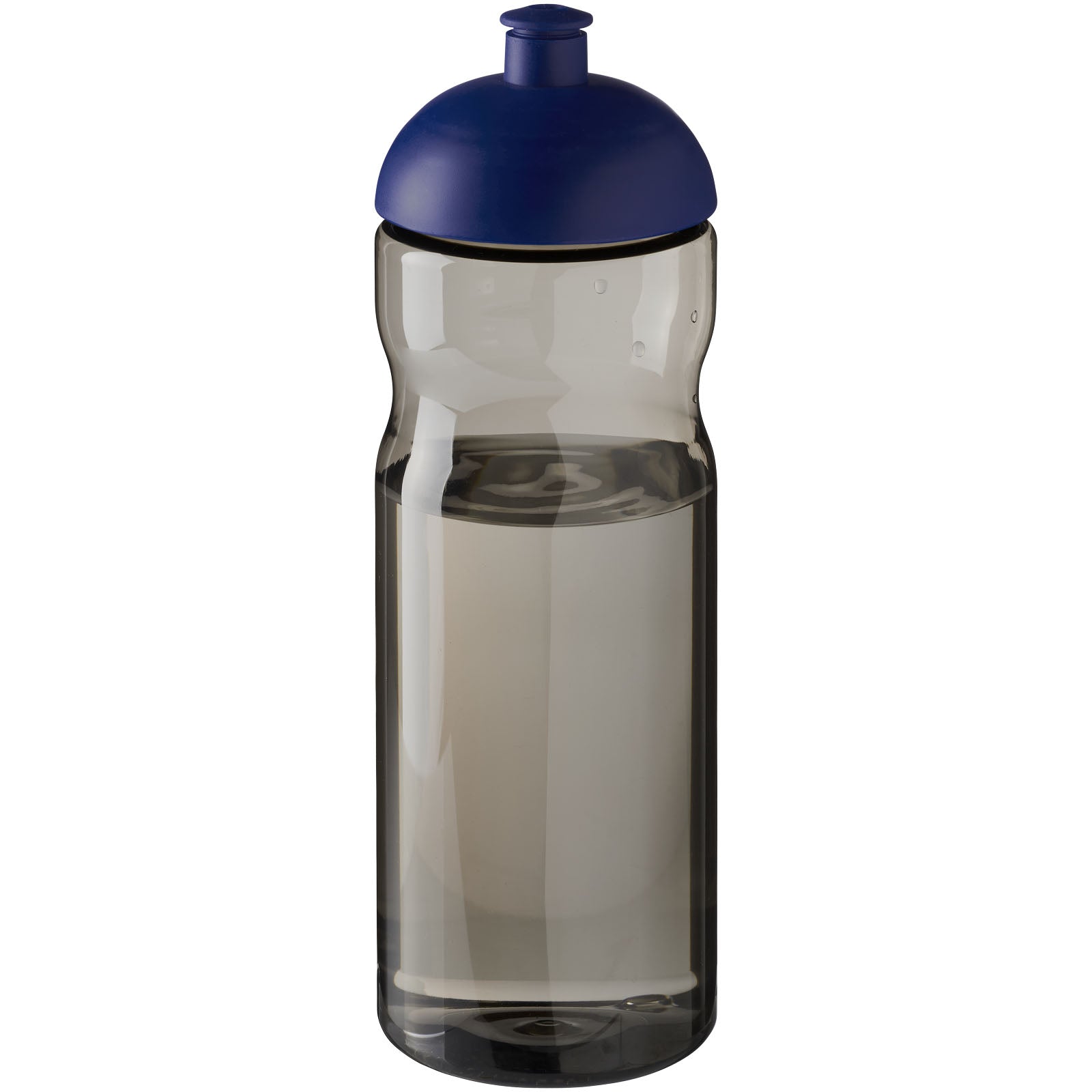 H2O Active® Eco Base 650 ml Sportflasche mit Stülpdeckel – Kohle und Royalblau