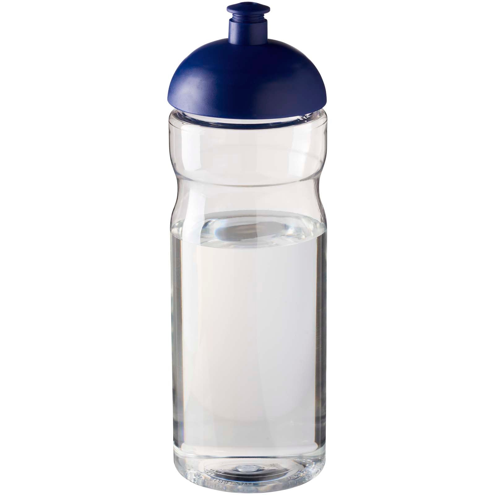 H2O Active® Eco Base 650 ml Sportflasche mit Stülpdeckel – Transparent und Blau
