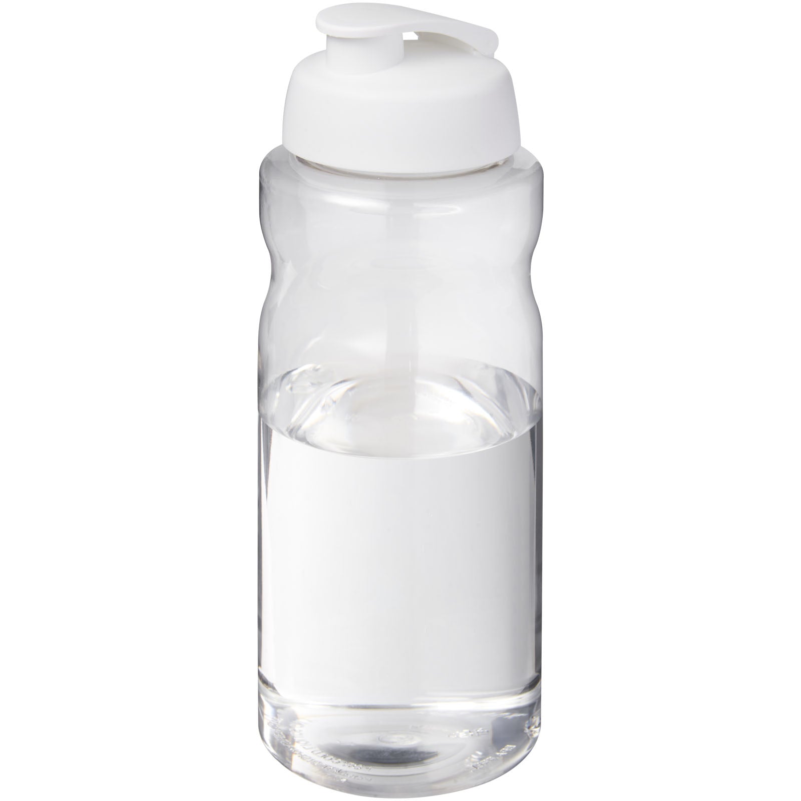 H2O Active® Big Base 1L Sportflasche mit Klappdeckel – Weiss