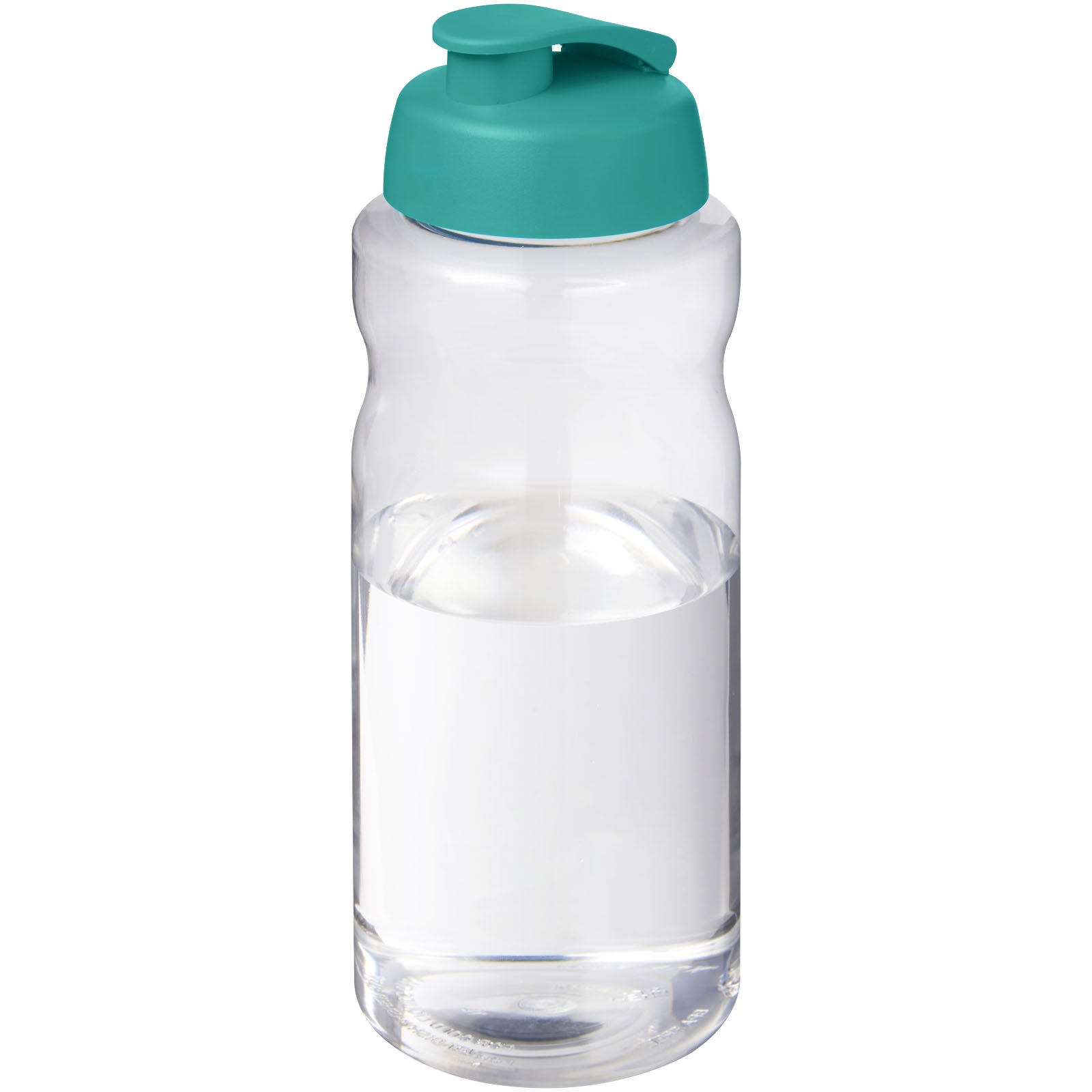 H2O Active® Big Base 1L Sportflasche mit Klappdeckel – Aquablau