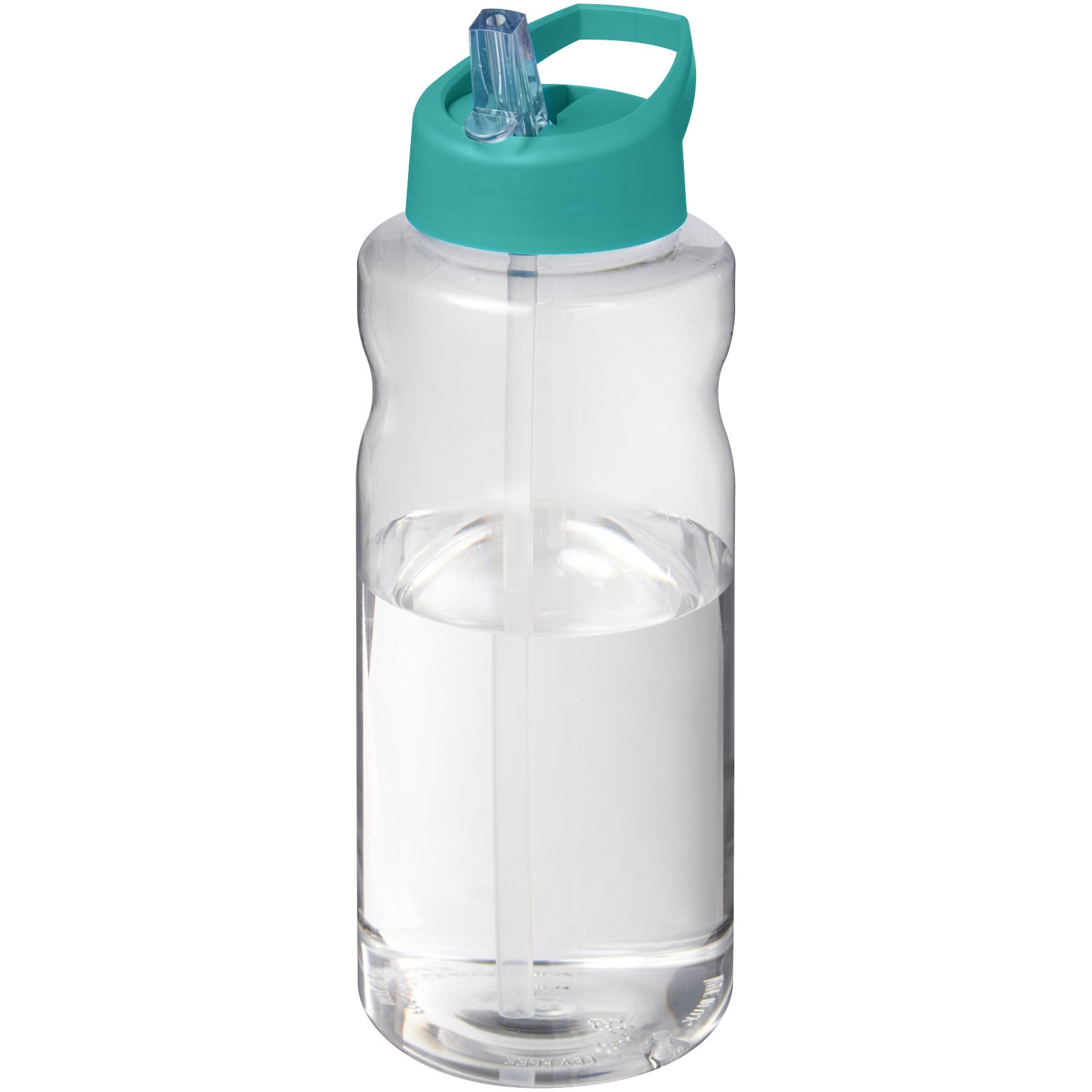 H2O Active® Big Base 1L Sportflasche mit Ausgussdeckel – Aquablau