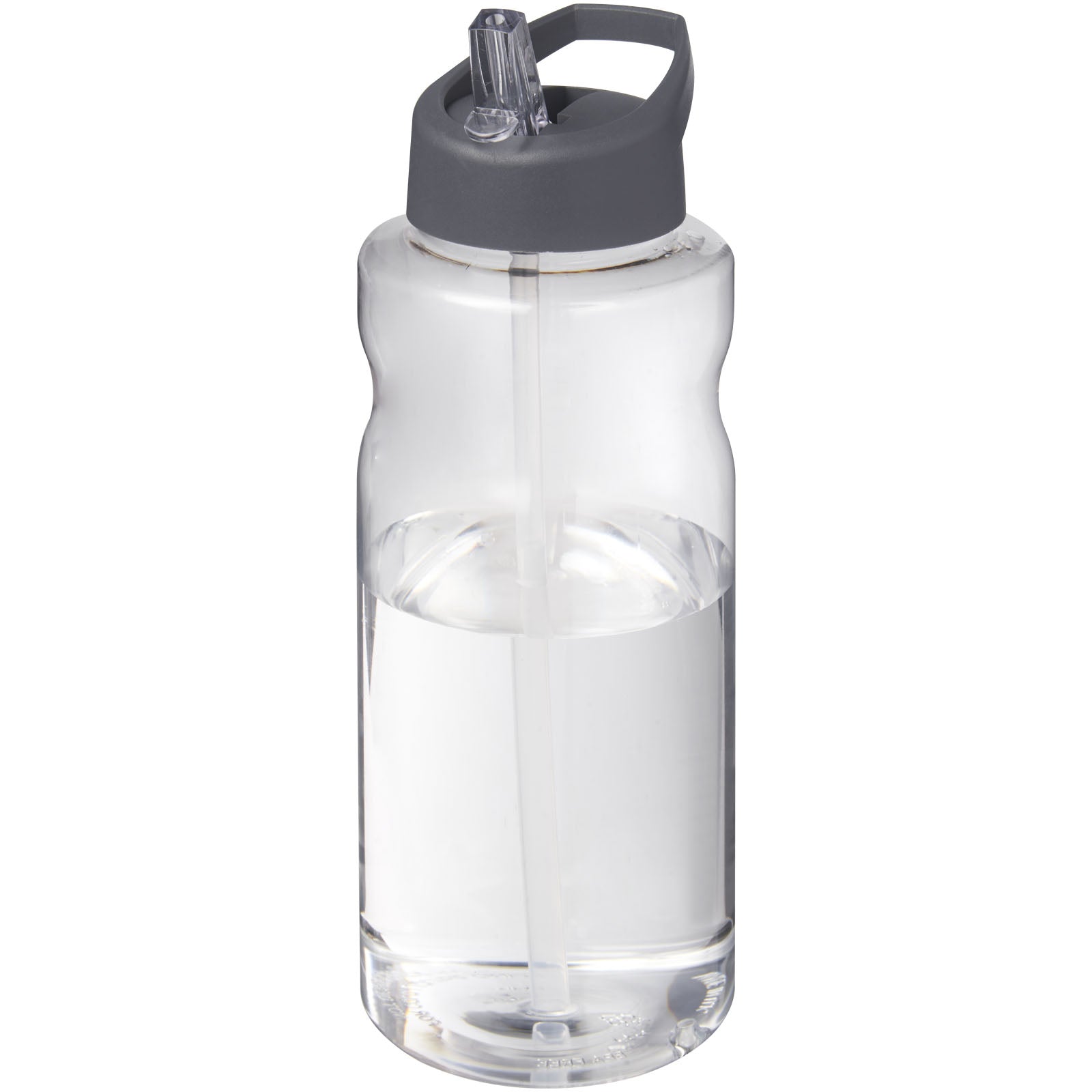 H2O Active® Big Base 1L Sportflasche mit Ausgussdeckel – Grau