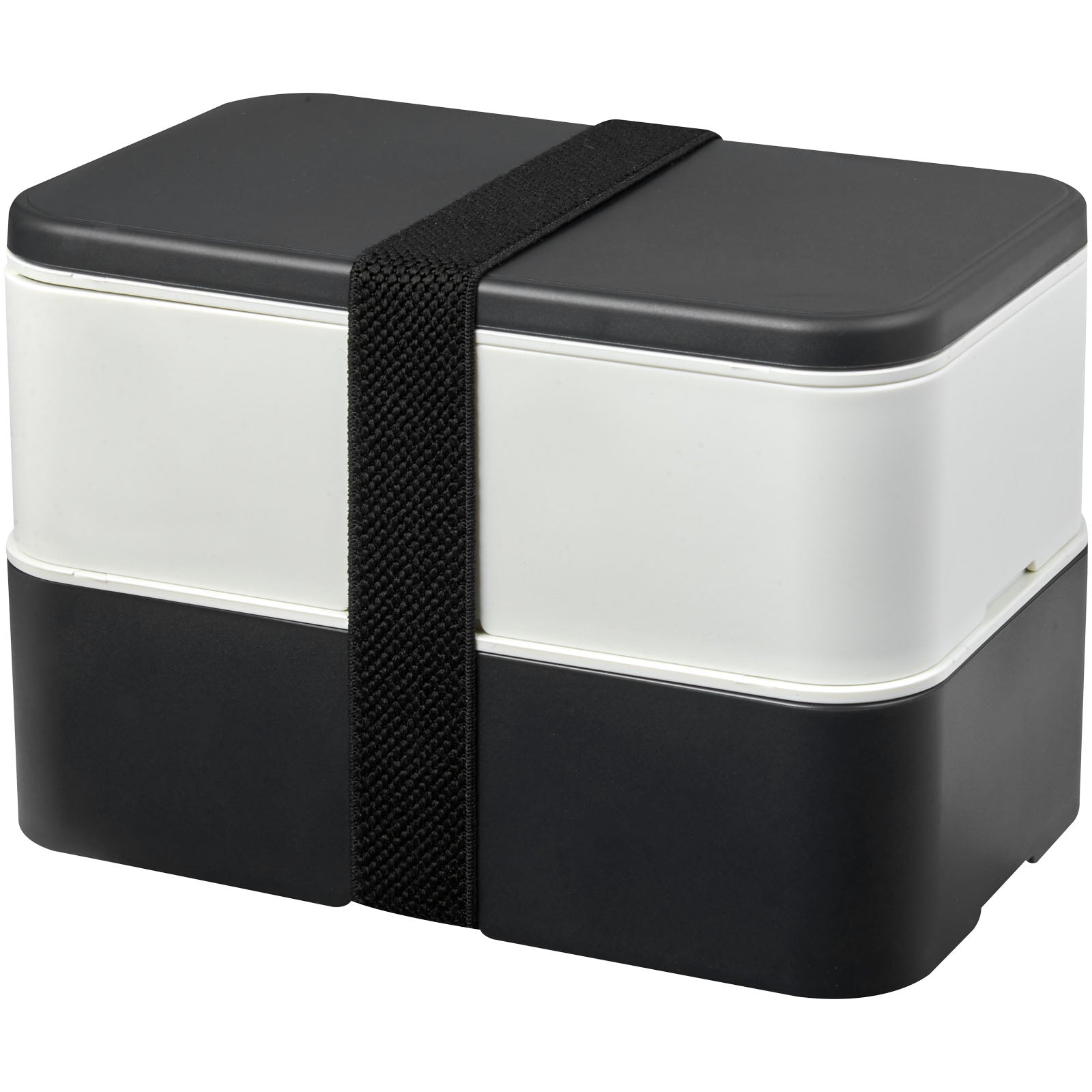 MIYO Renew 700+700 ml Doppel-Lunchbox – Granitfarben und Elfenbeinweiß und Schwarz