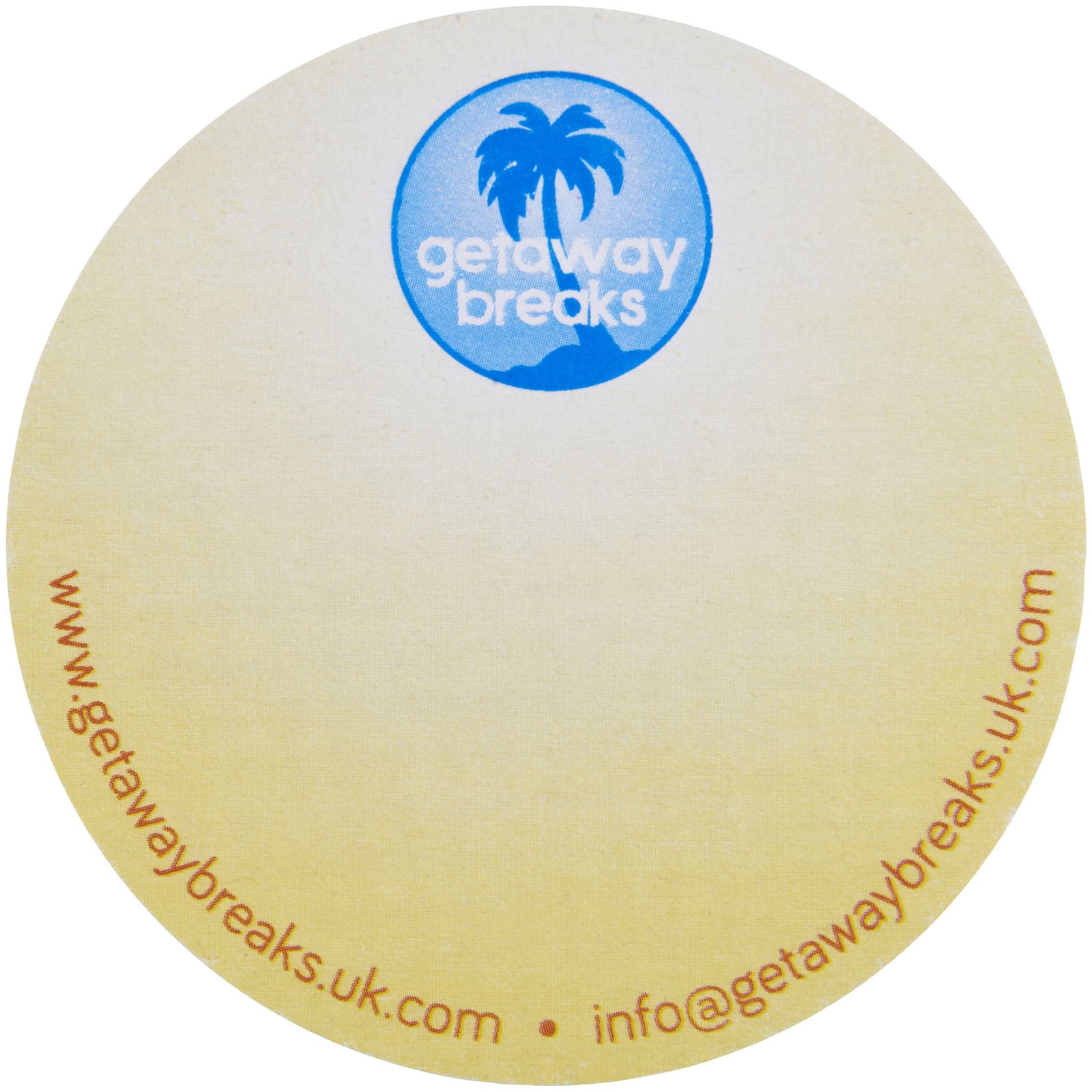 Sticky-Mate® runde recycelte Haftnotizen