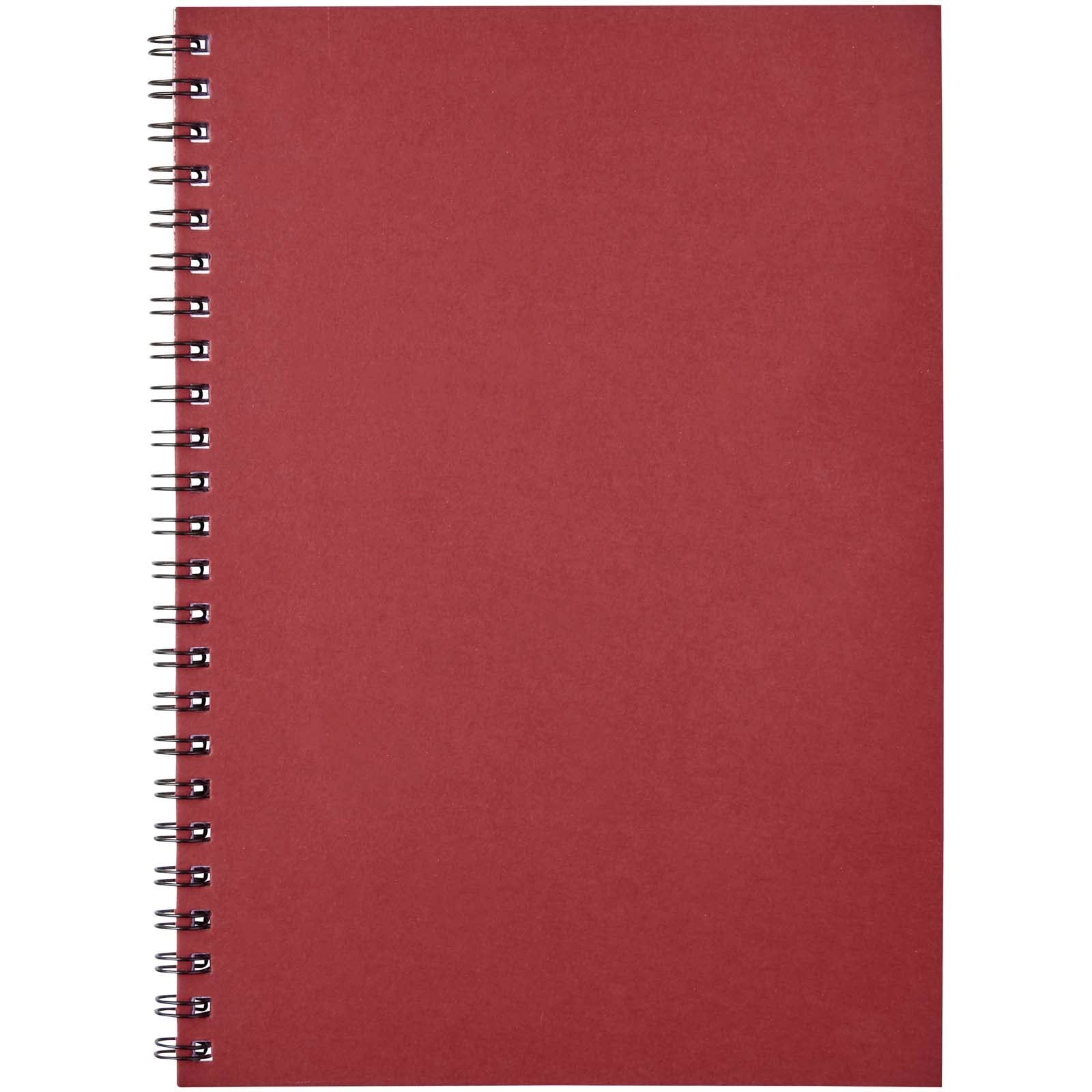Desk-Mate® A5 recyceltes farbiges Notizbuch mit Spiralbindung