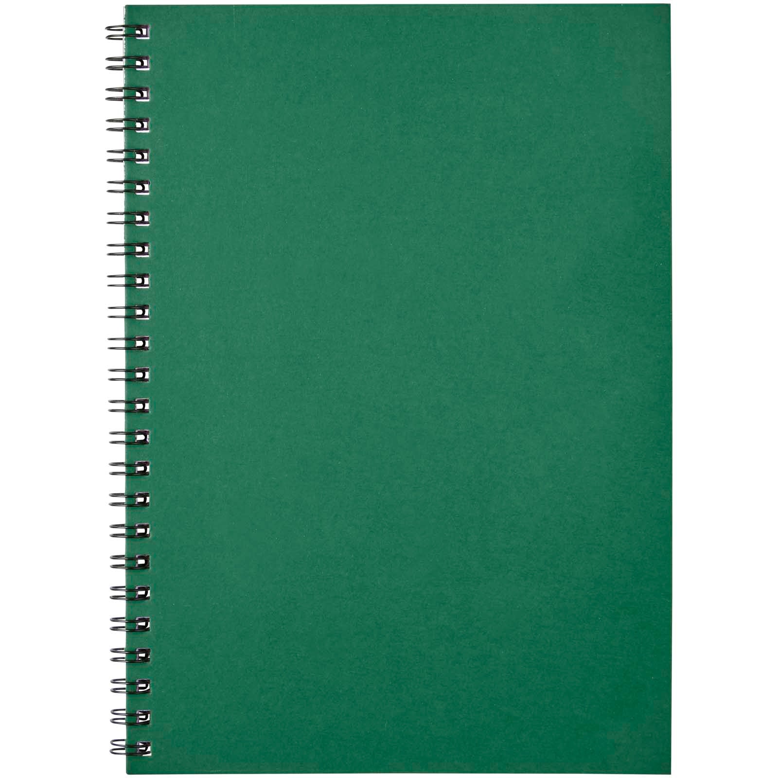Desk-Mate® A5 recyceltes farbiges Notizbuch mit Spiralbindung