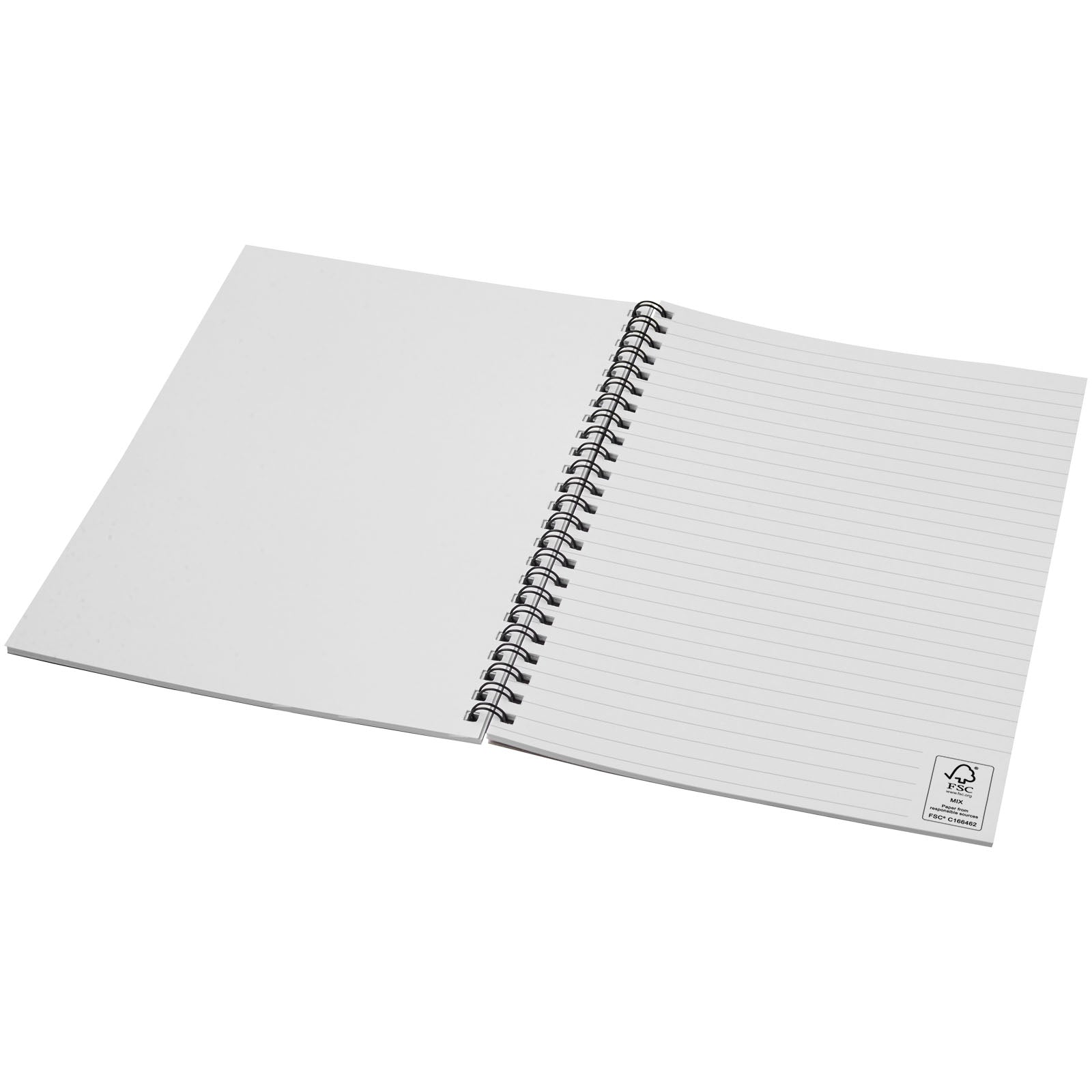 Desk-Mate® A5 recyceltes farbiges Notizbuch mit Spiralbindung