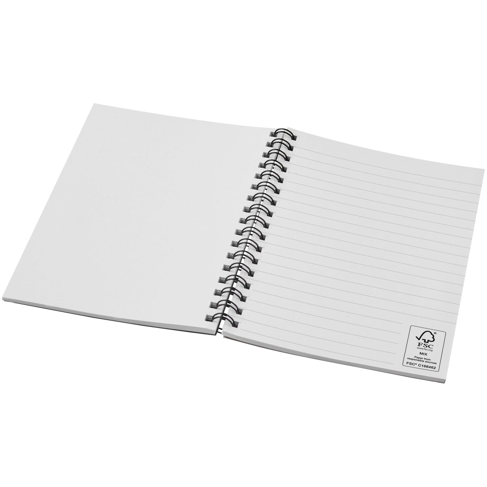 Desk-Mate® A6 farbiges Notizbuch mit Spiralbindung