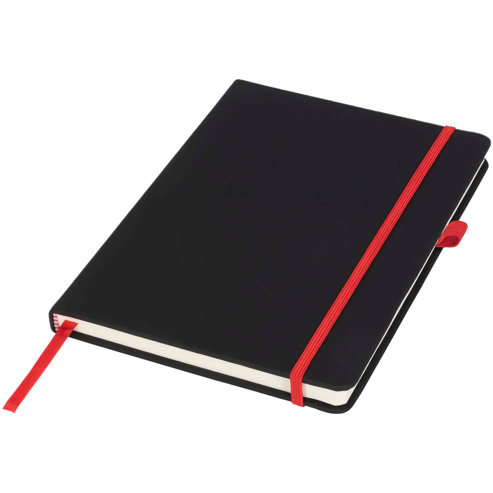 Noir A5 Notizbuch – Schwarz und Rot