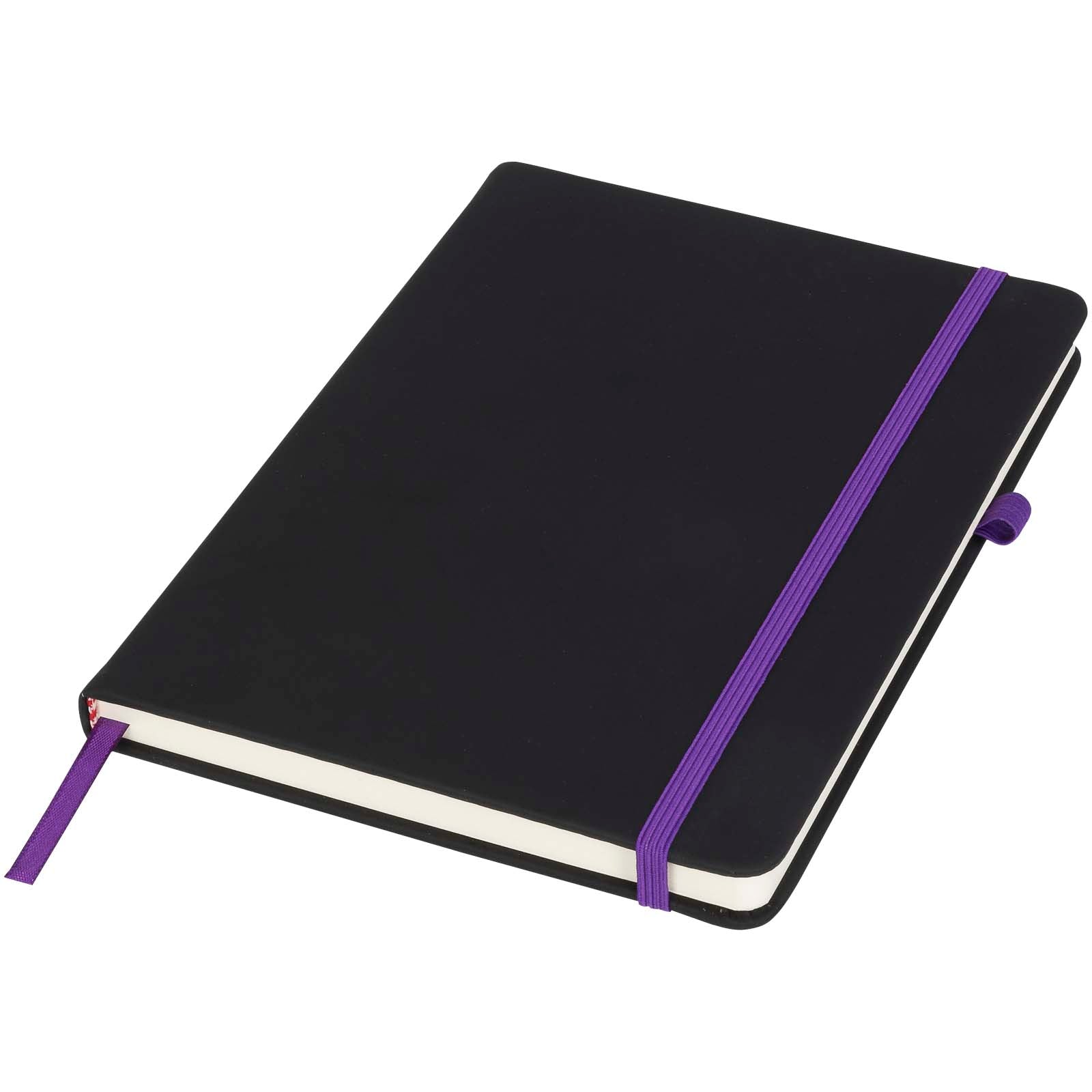 Noir A5 Notizbuch – Schwarz und Lila