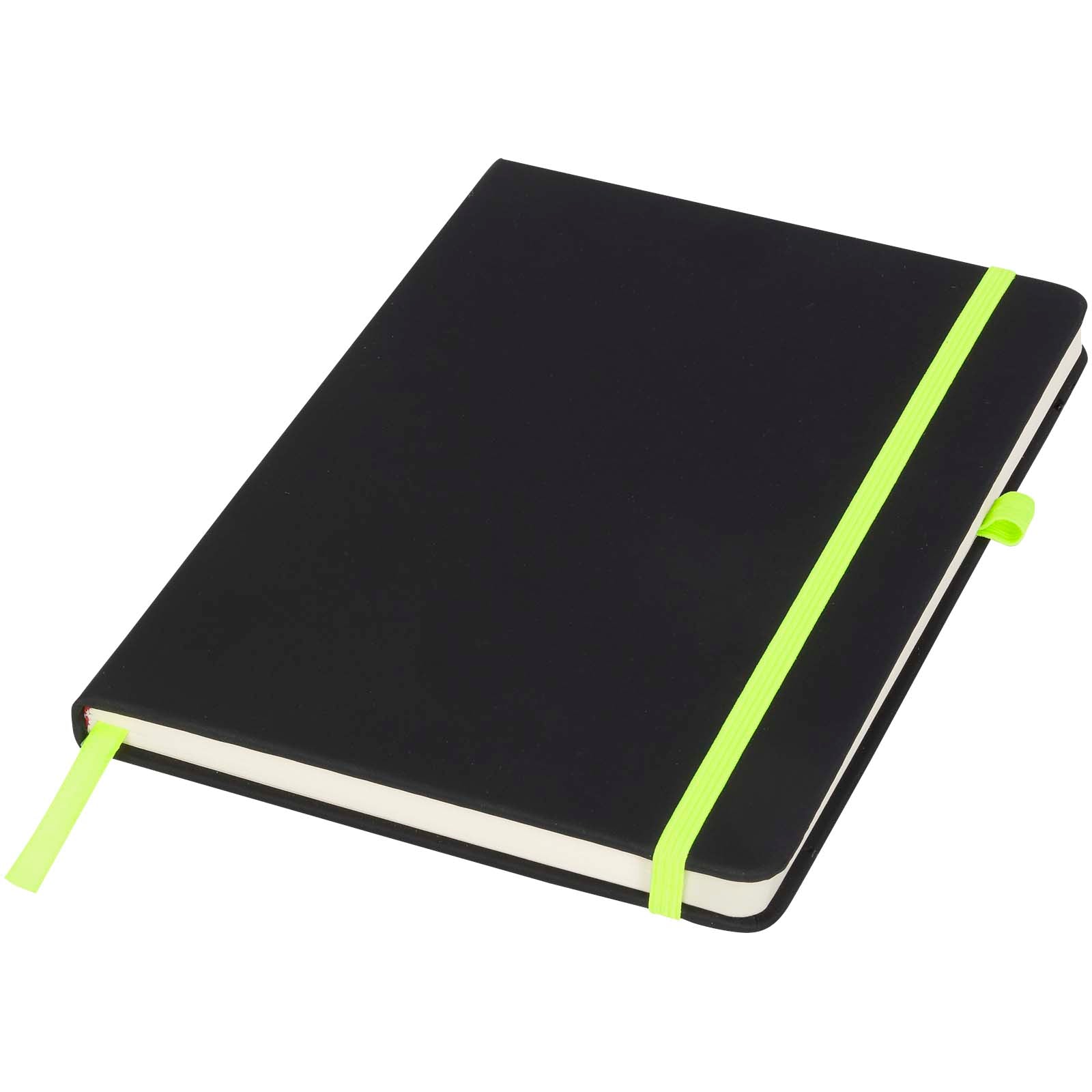 Noir A5 Notizbuch – Schwarz und Limone