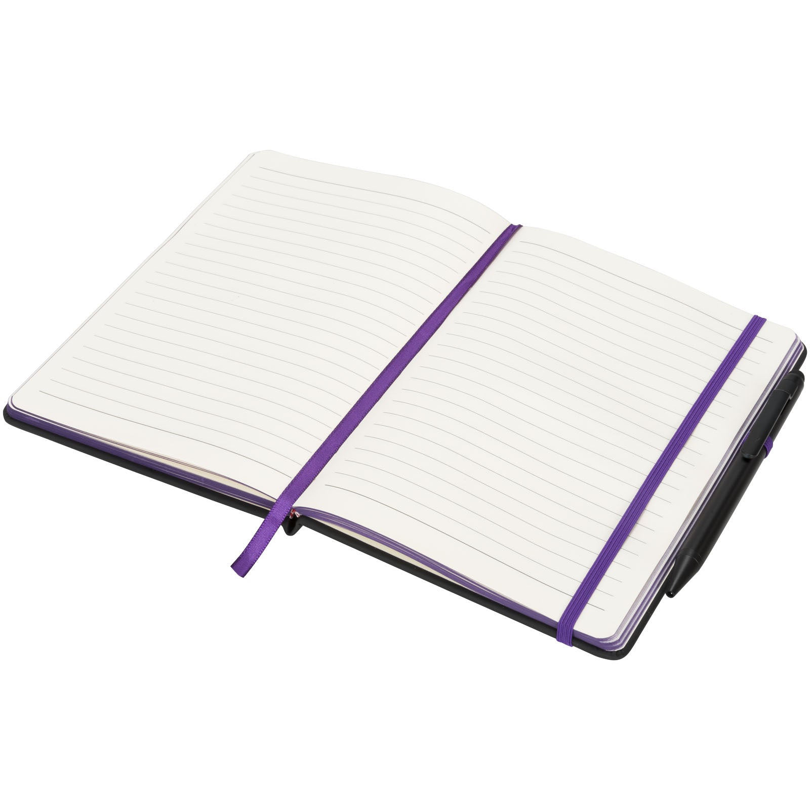 Noir Edge A5 Notizbuch mit farbigem Rand