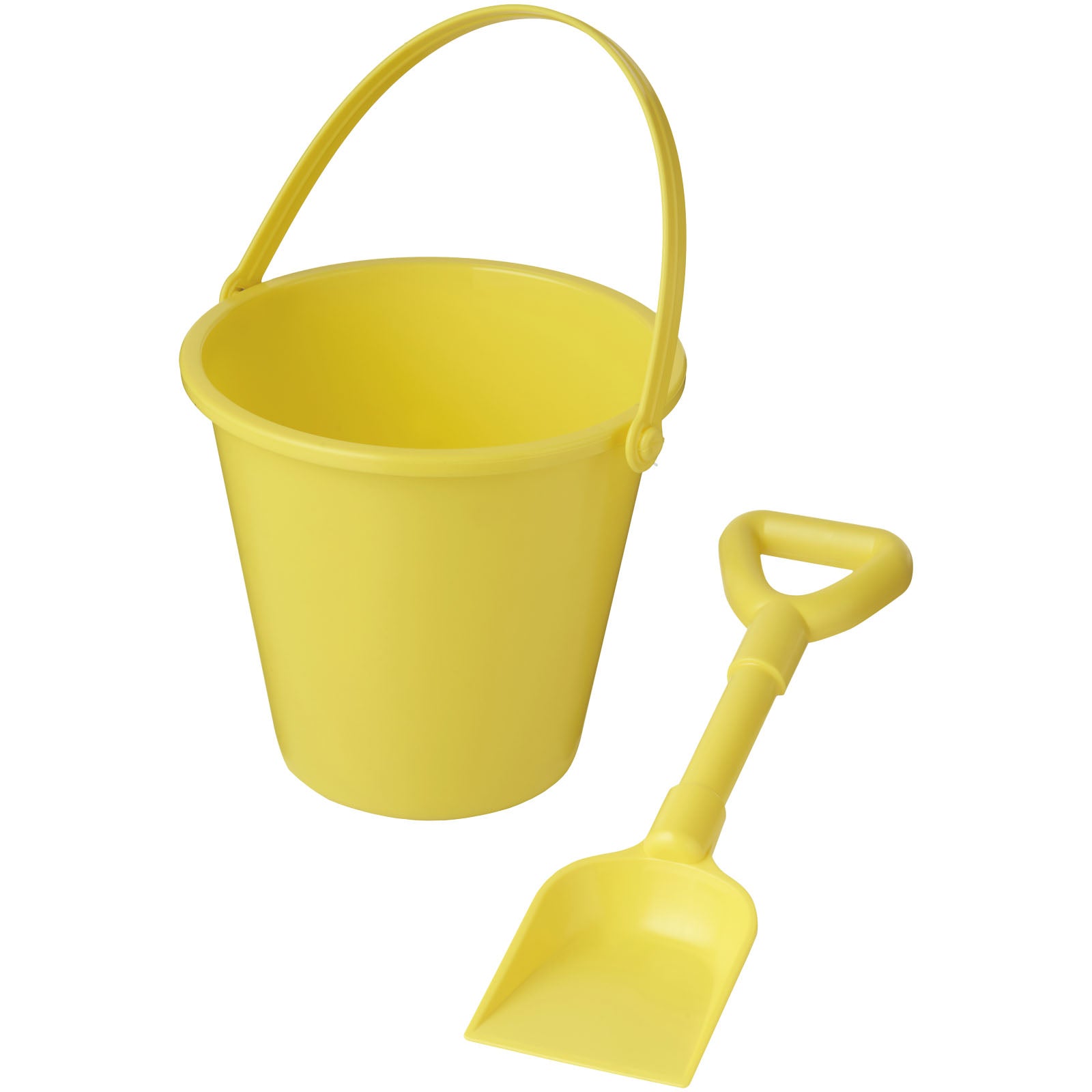 Tides recycelter Strandeimer und Spaten – Gelb