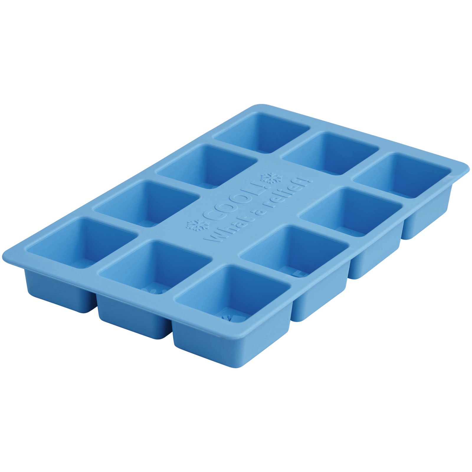 Chill individuell gestaltbarer Eiswürfelbehälter – Aquablau