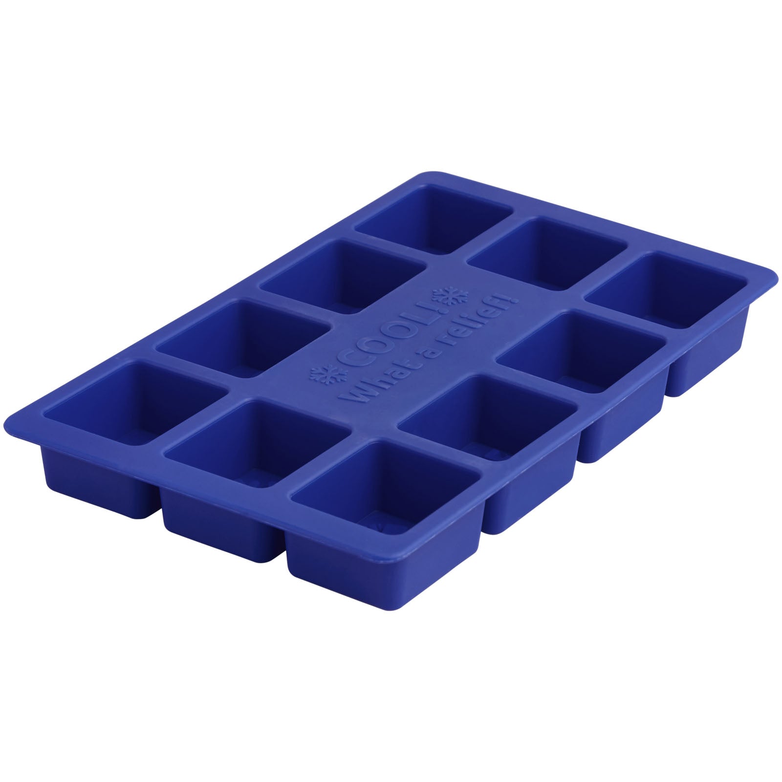 Chill individuell gestaltbarer Eiswürfelbehälter – Blau