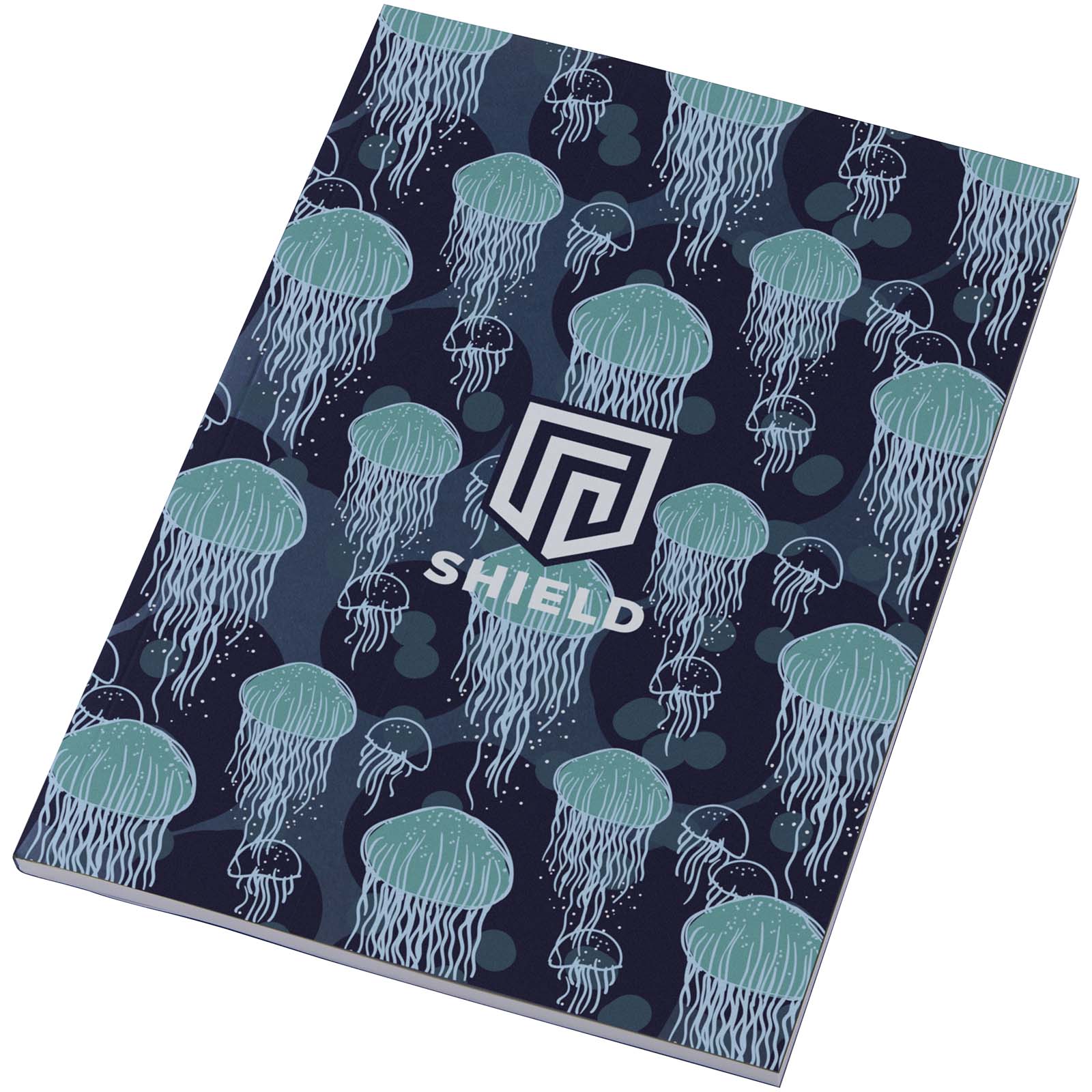 Novella Austen Colours A5 Softcover Notizbuch – 50 Blatt – Blau