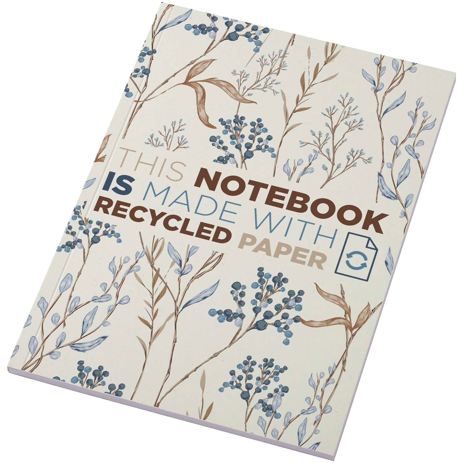 Novella Austen Colours A5 Softcover Notizbuch aus Recyclingmaterial – 50 Blatt – Elfenbeinweiß