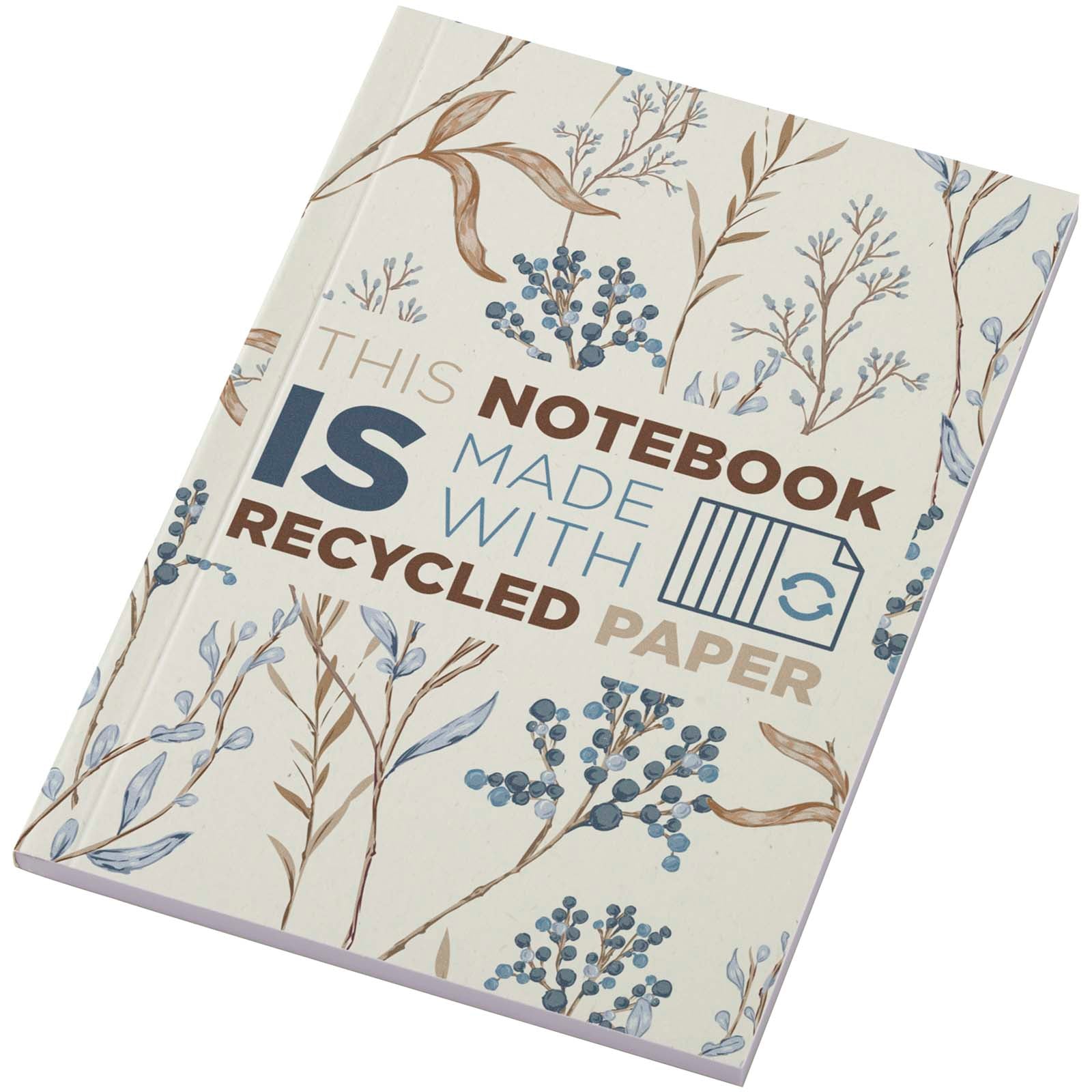 Novella Austen Colours A6 Softcover Notizbuch aus Recyclingmaterial – 50 Blatt – Elfenbeinweiß