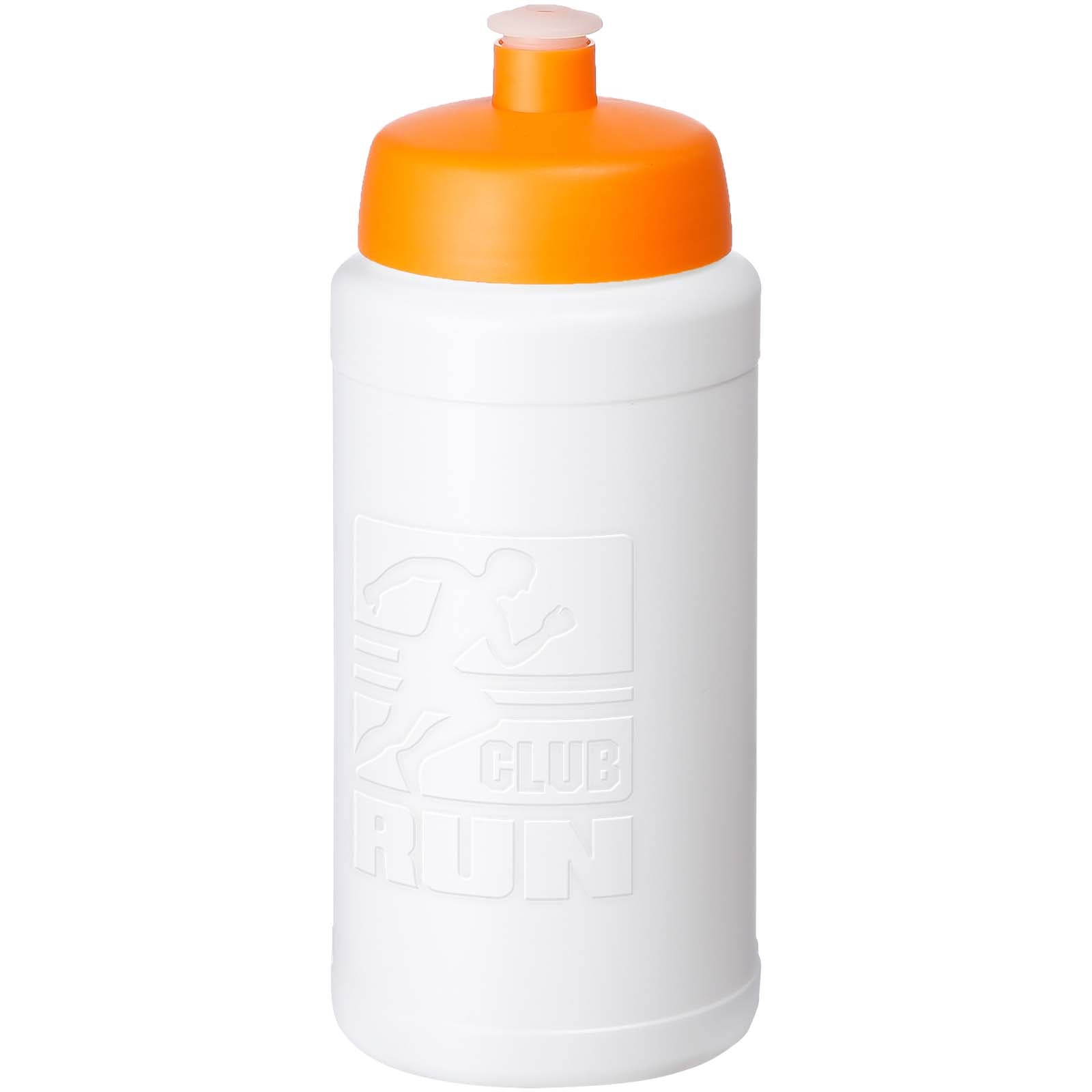 Baseline Rise 500 ml Sportflasche – Weiss und Orange