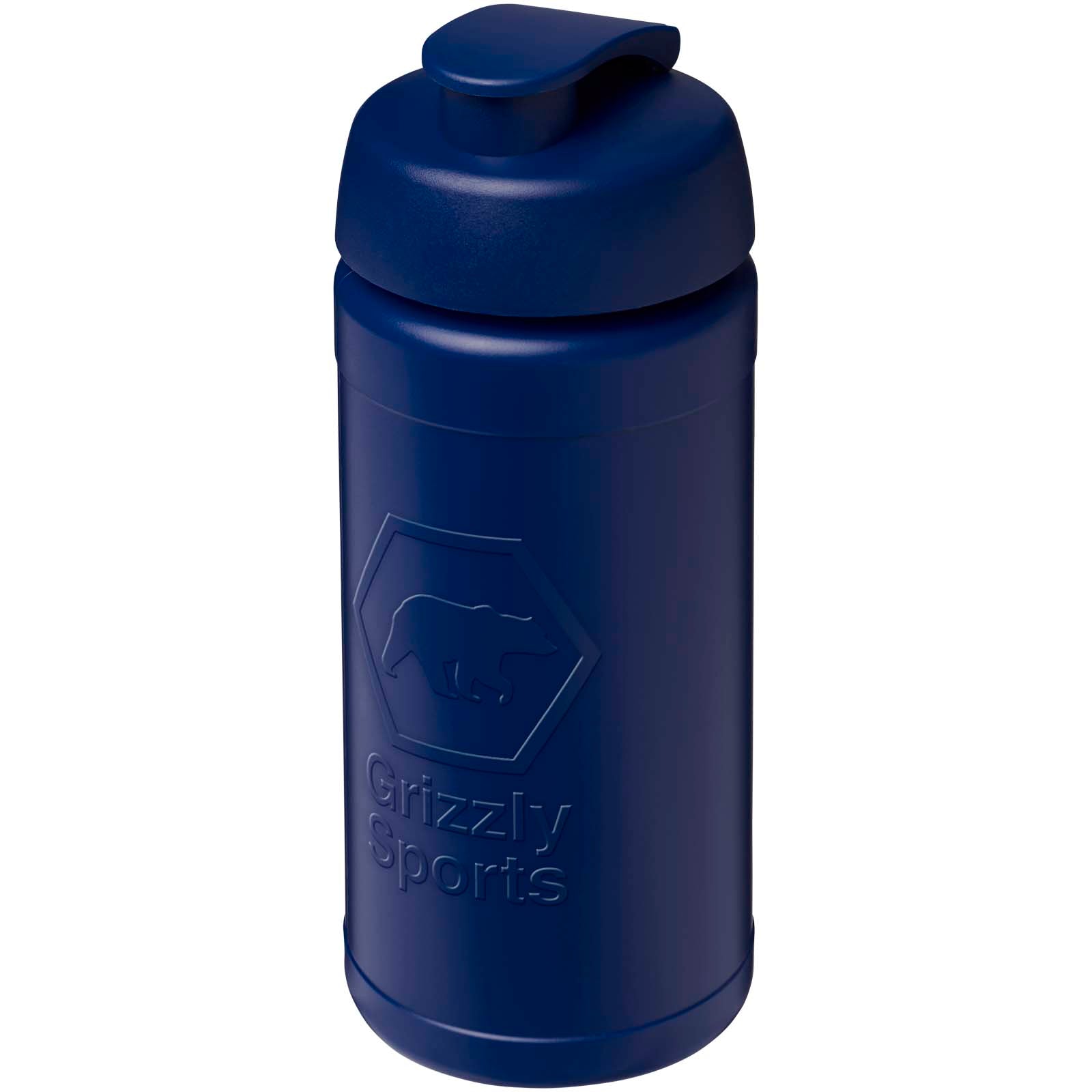 Baseline Rise 500 ml Sportflasche mit Klappdeckel – Blau