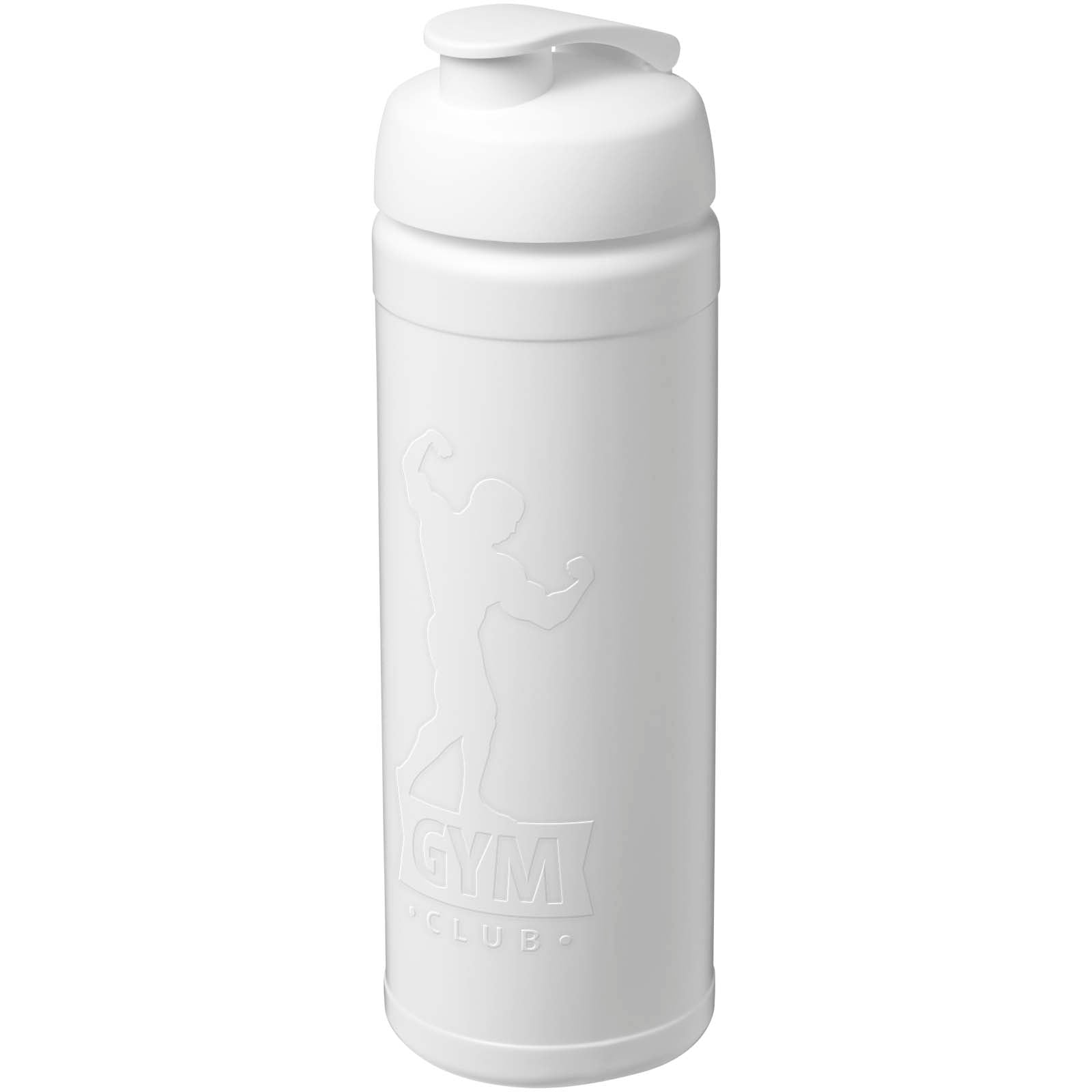 Baseline Rise 750 ml Sportflasche mit Klappdeckel – Weiss