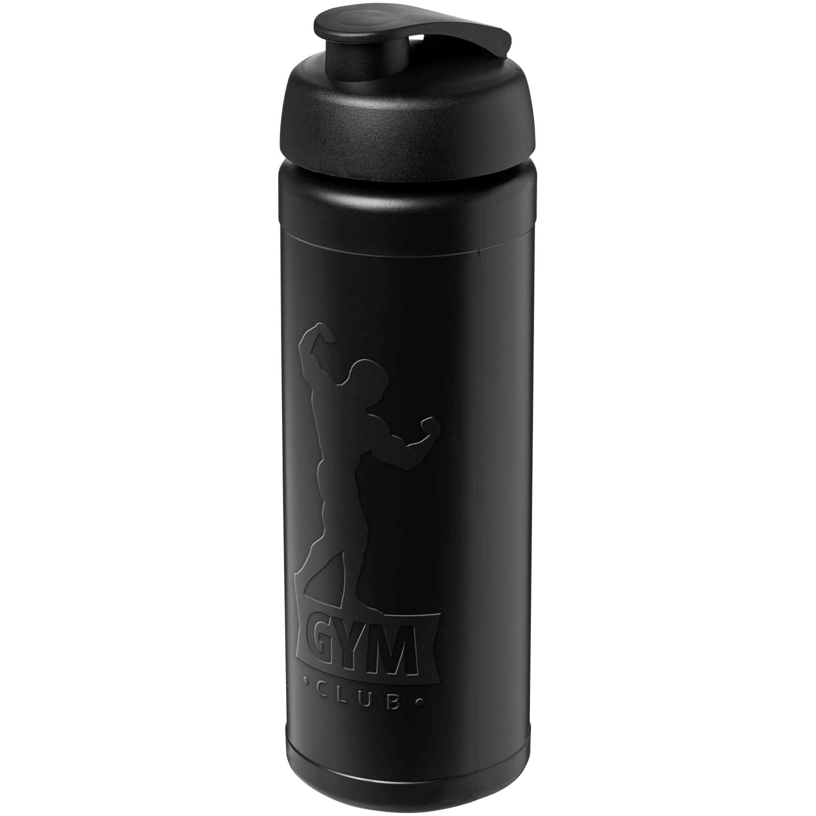 Baseline Rise 750 ml Sportflasche mit Klappdeckel – Schwarz