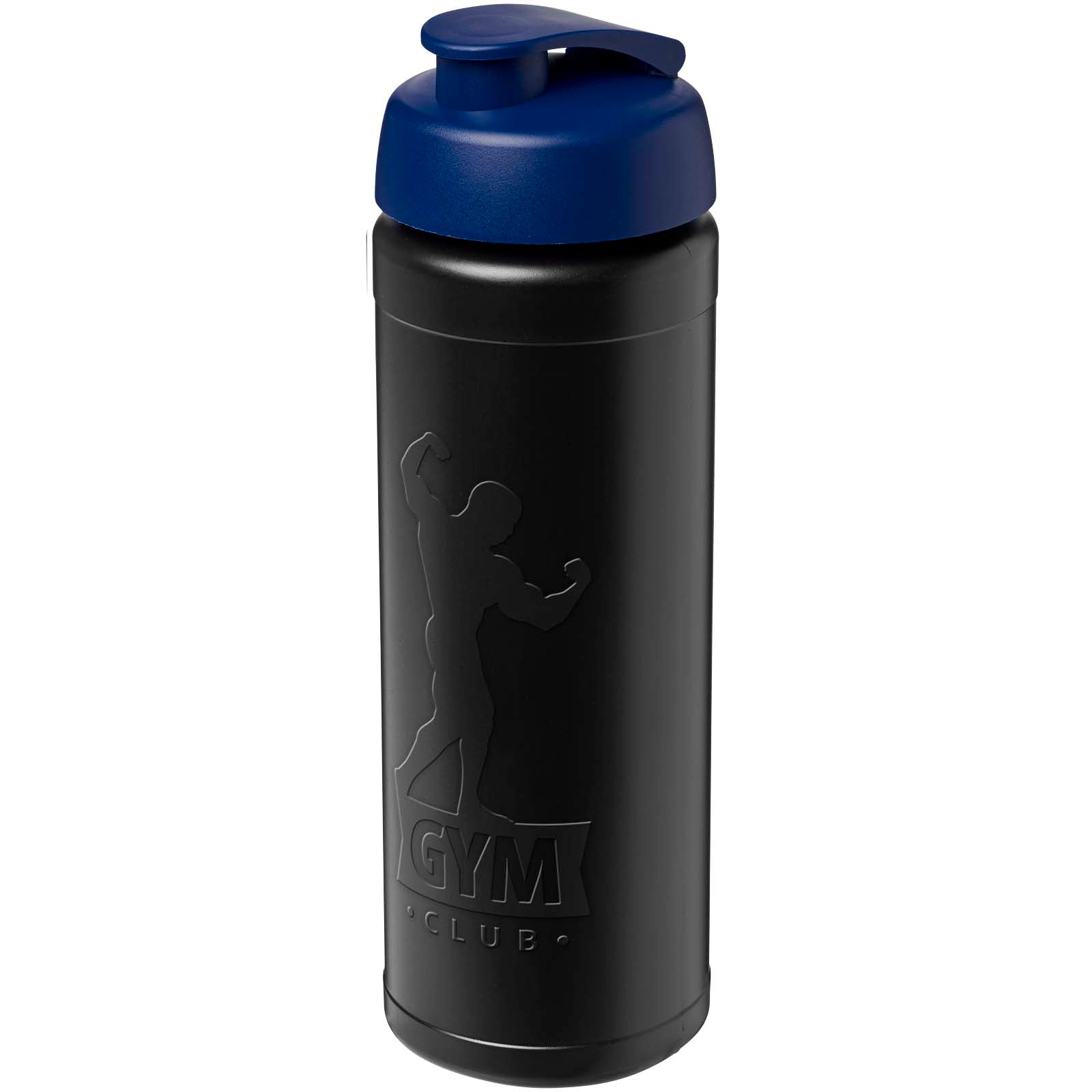 Baseline Rise 750 ml Sportflasche mit Klappdeckel – Schwarz und Blau