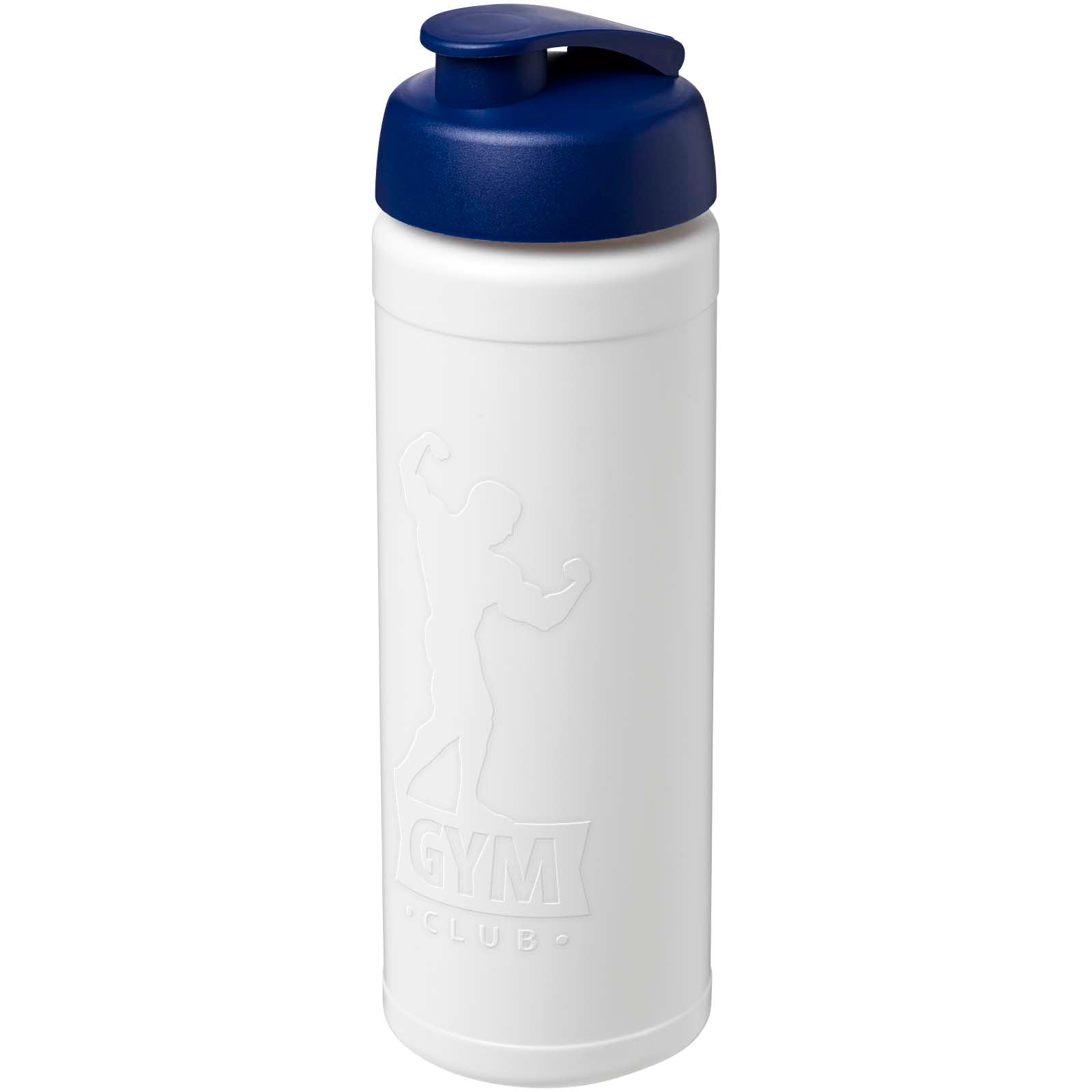 Baseline Rise 750 ml Sportflasche mit Klappdeckel – Weiss und Blau