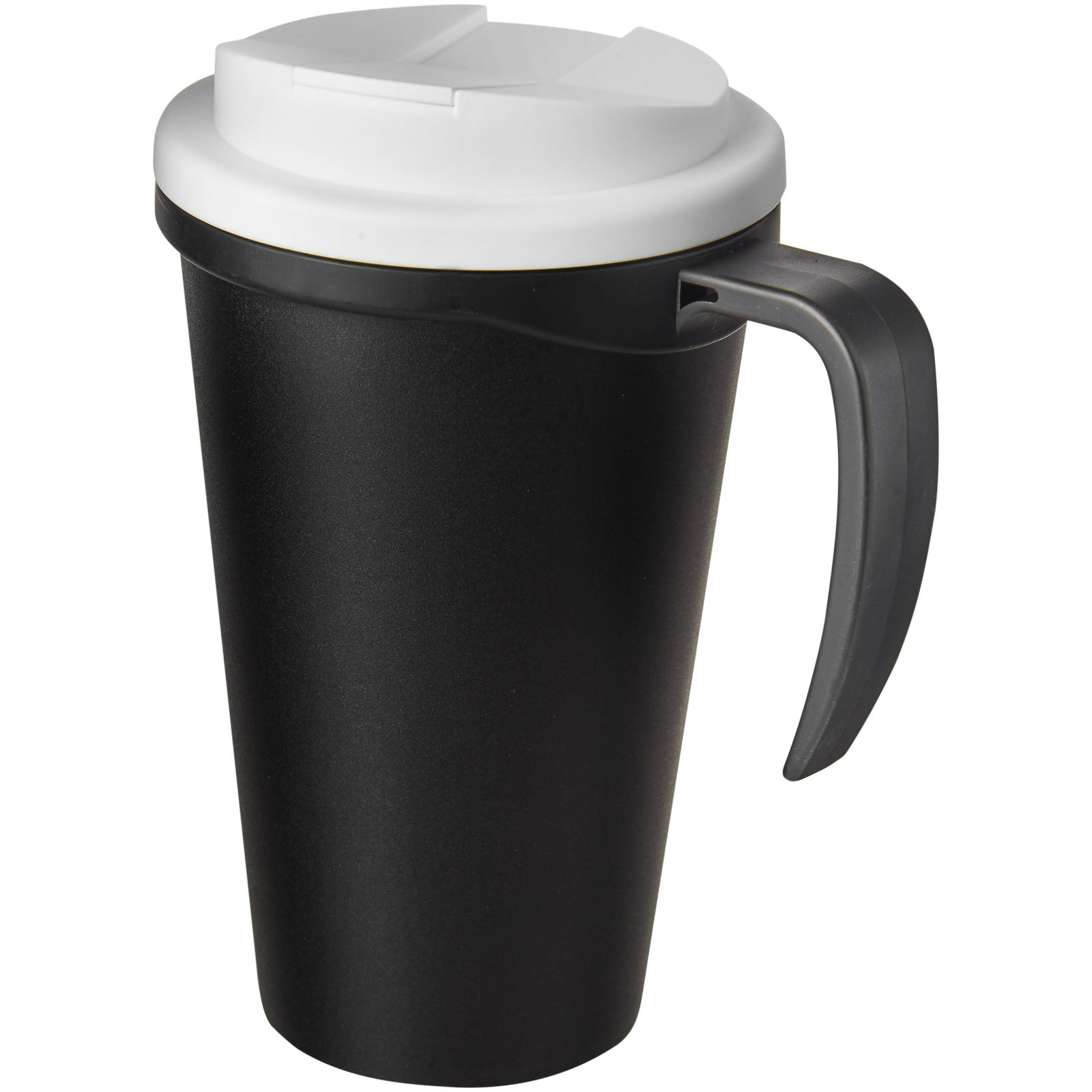 Americano® Grande 350 ml Isolierbecher mit auslaufsicherem Schraubverschluss – Schwarz und Weiss