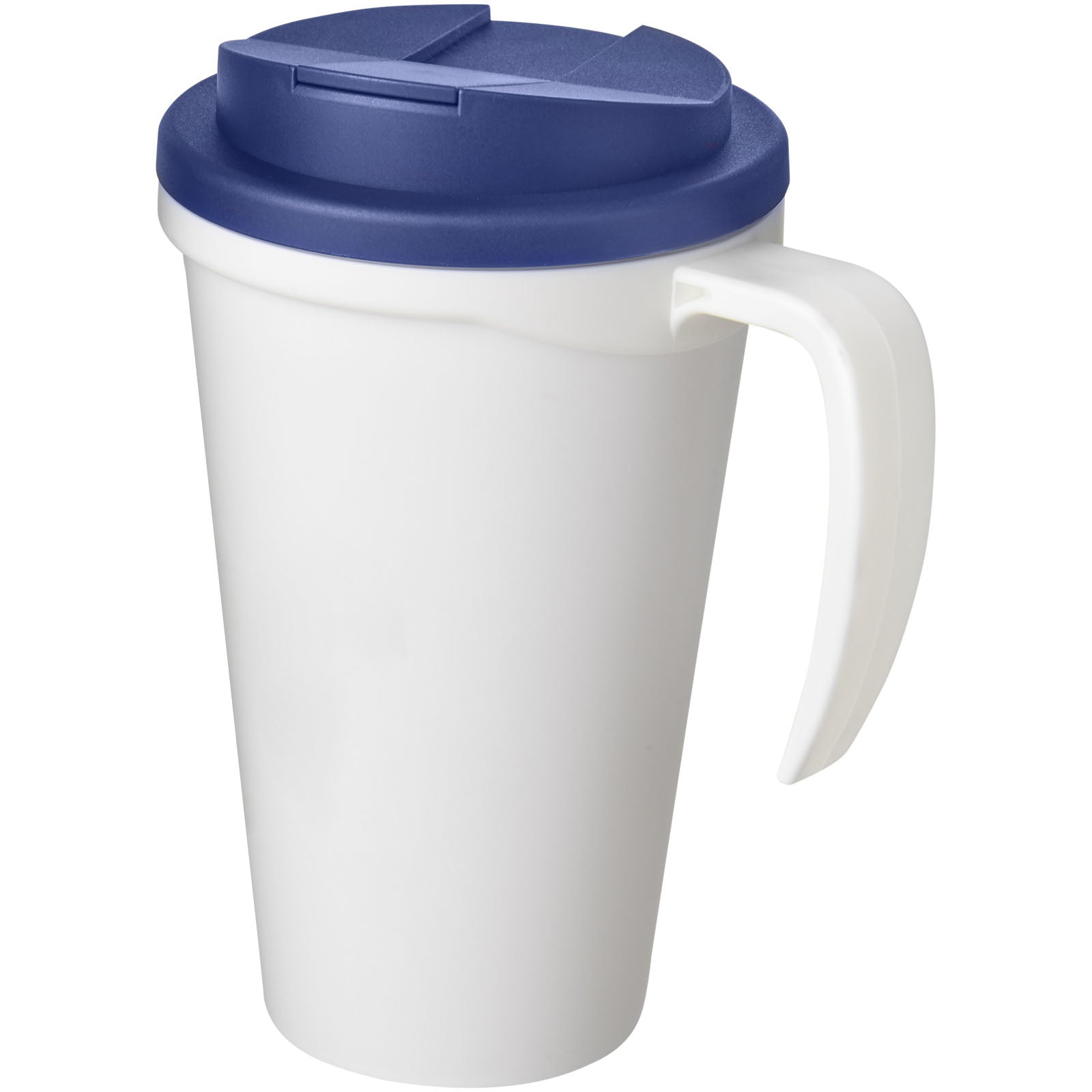 Americano® Grande 350 ml Isolierbecher mit auslaufsicherem Schraubverschluss – Weiss und Blau