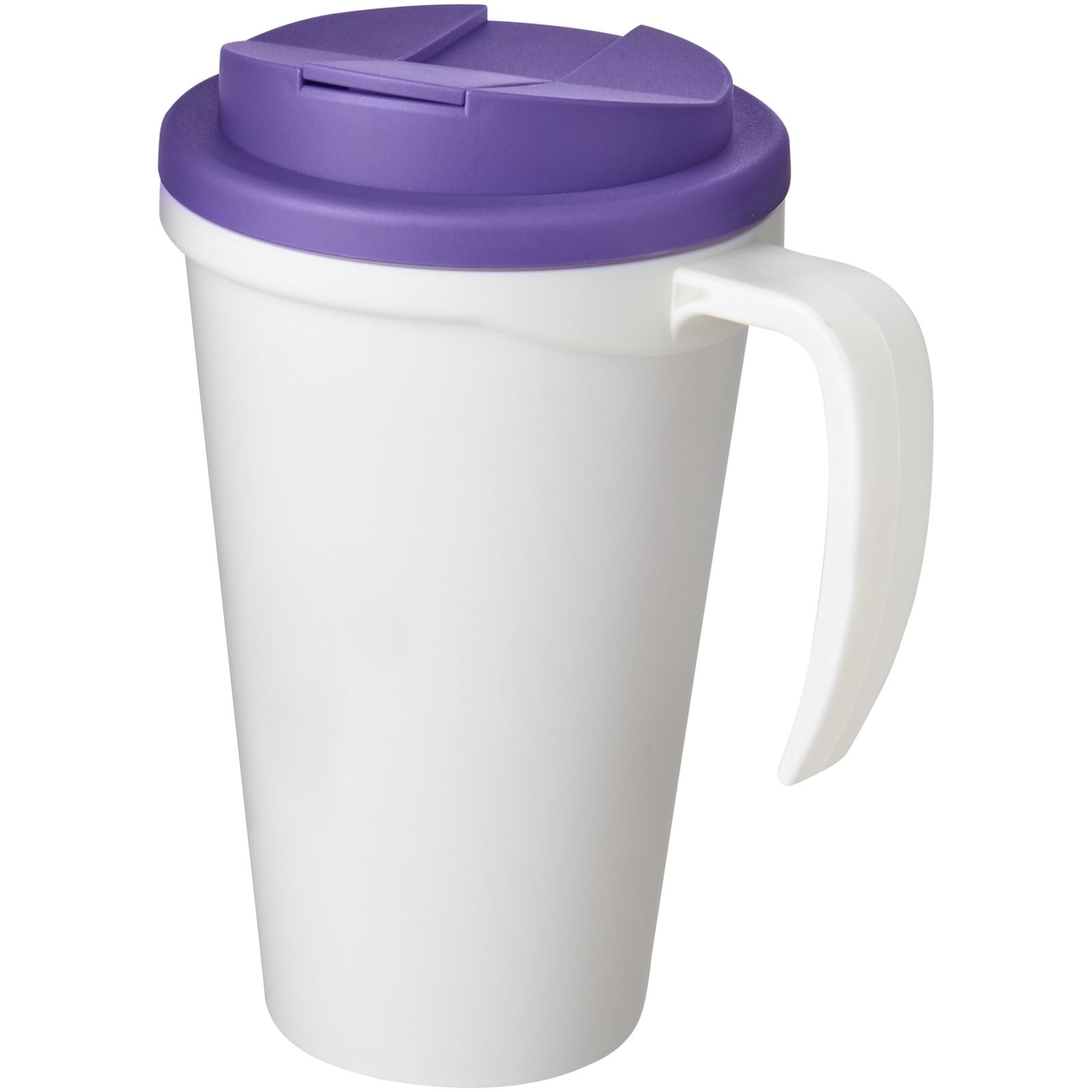 Americano® Grande 350 ml Isolierbecher mit auslaufsicherem Schraubverschluss – Weiss und Lila