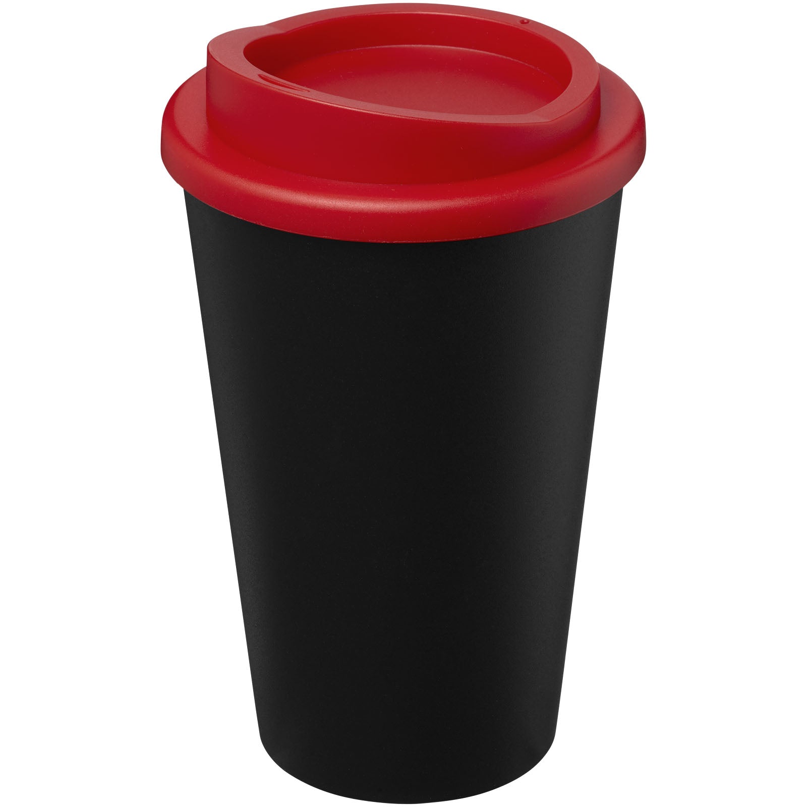 Americano® Eco 350 ml recycelter Becher – Schwarz und Rot