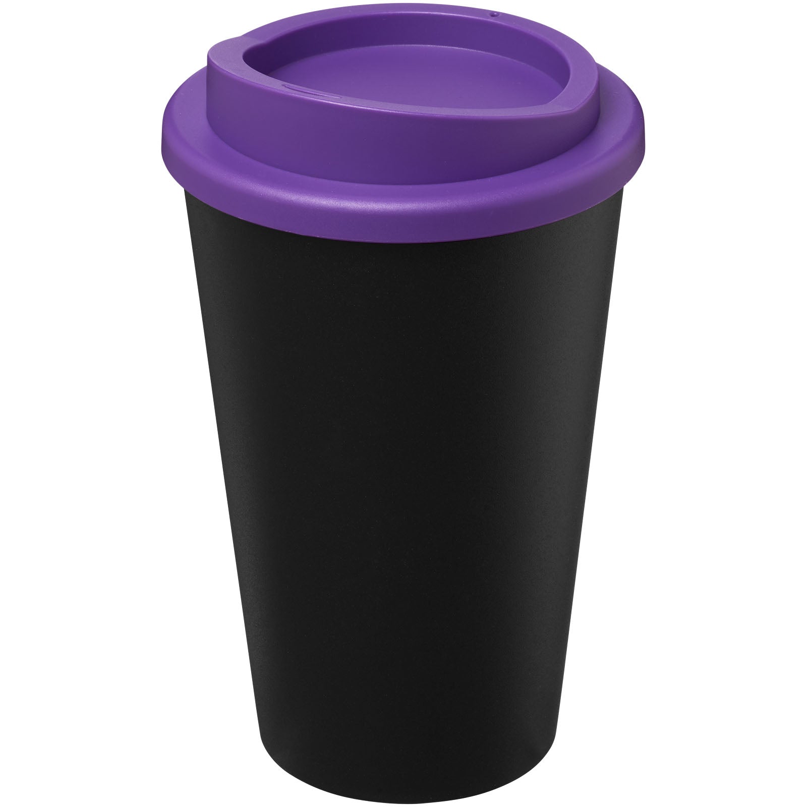 Americano® Eco 350 ml recycelter Becher – Schwarz und Lila