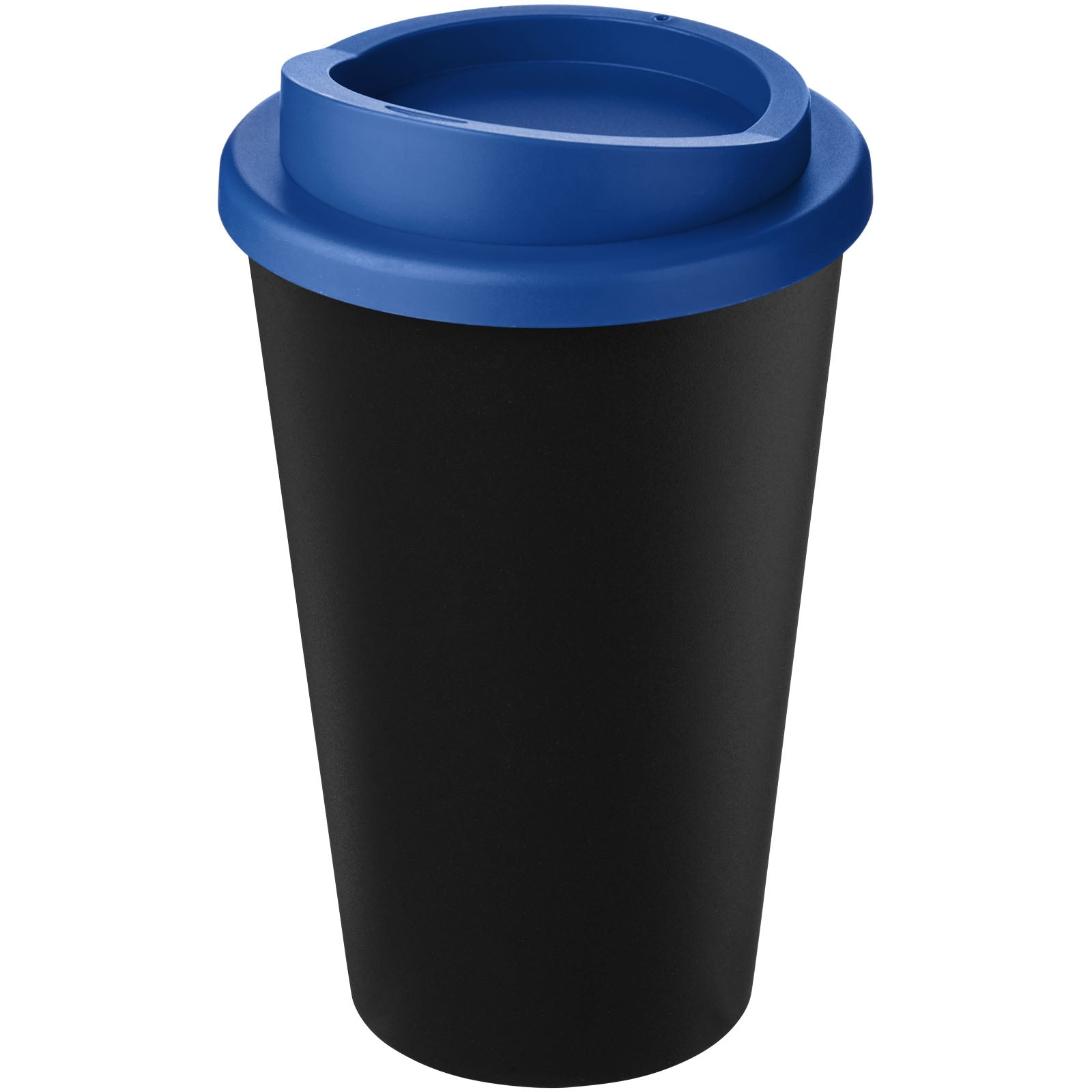 Americano® Eco 350 ml recycelter Becher – Schwarz und Mittelblau