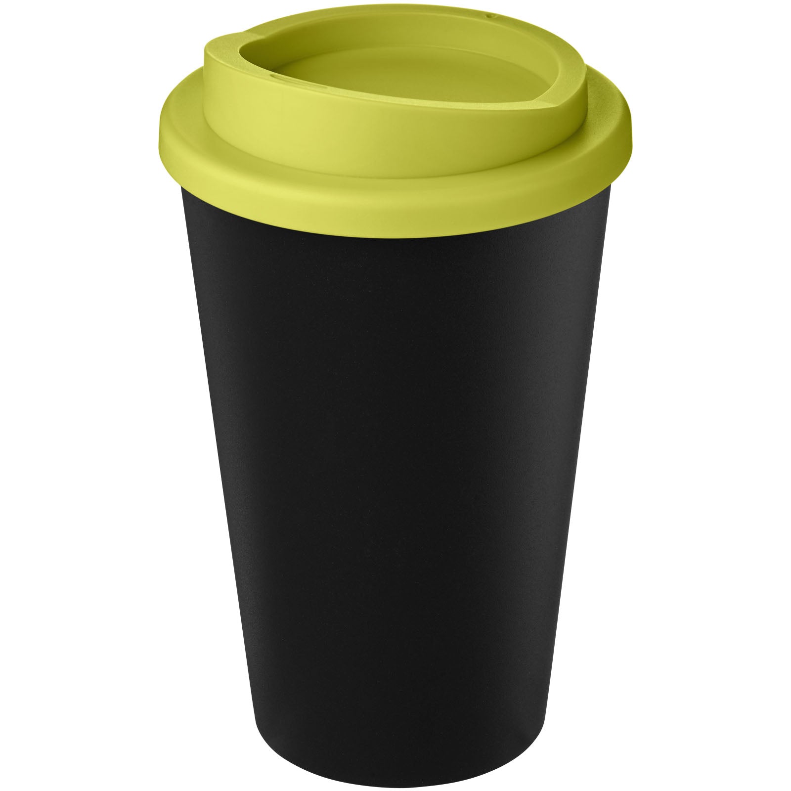Americano® Eco 350 ml recycelter Becher – Schwarz und Limone