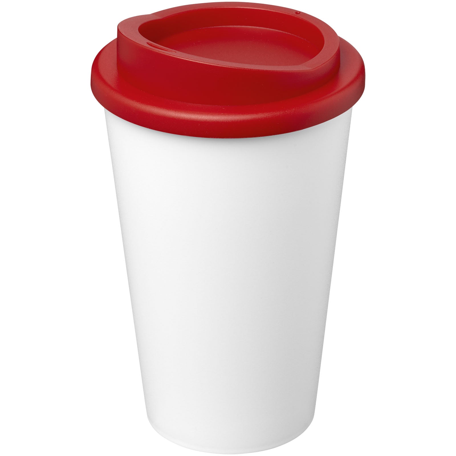 Americano® Eco 350 ml recycelter Becher – Weiss und Rot
