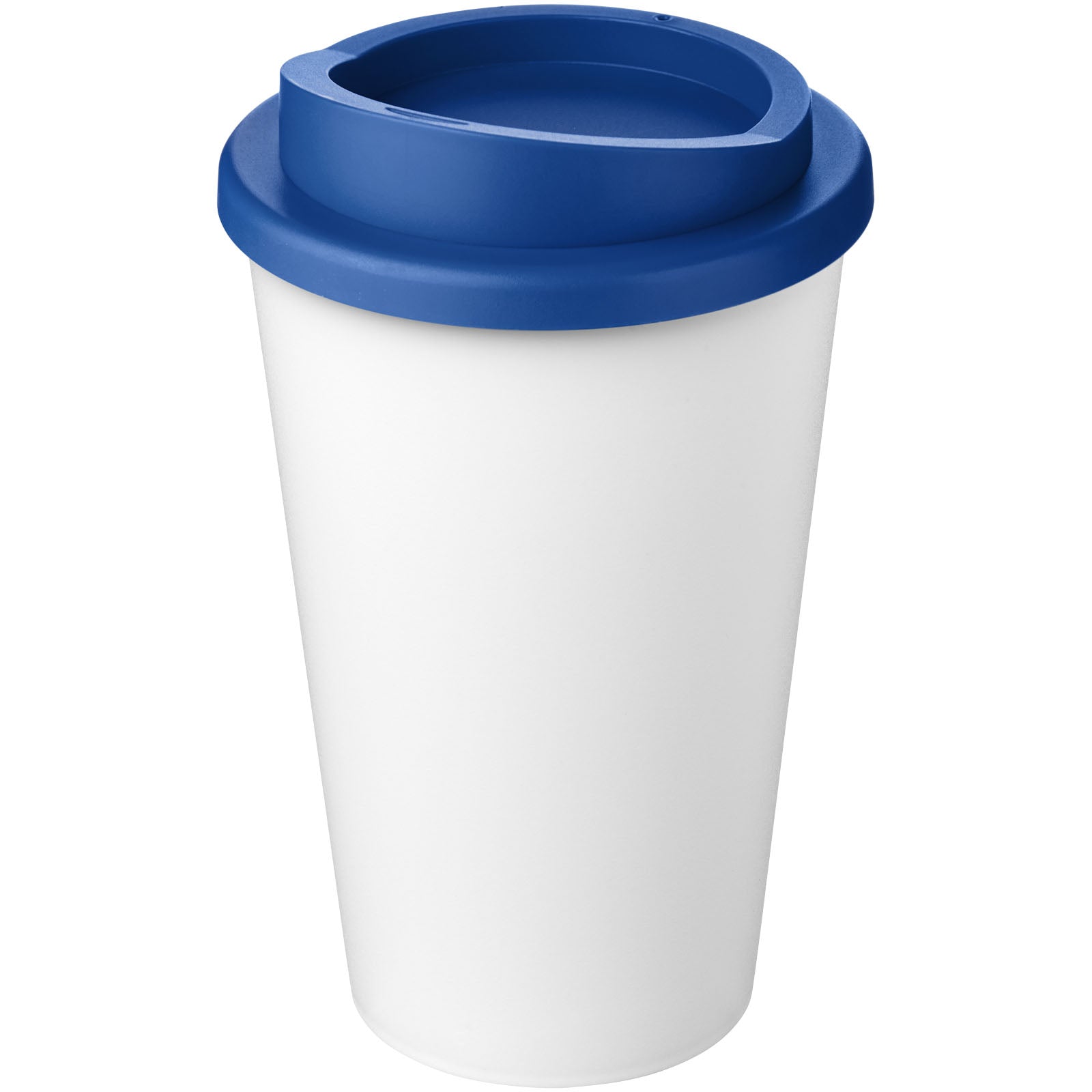 Americano® Eco 350 ml recycelter Becher – Weiss und Mittelblau