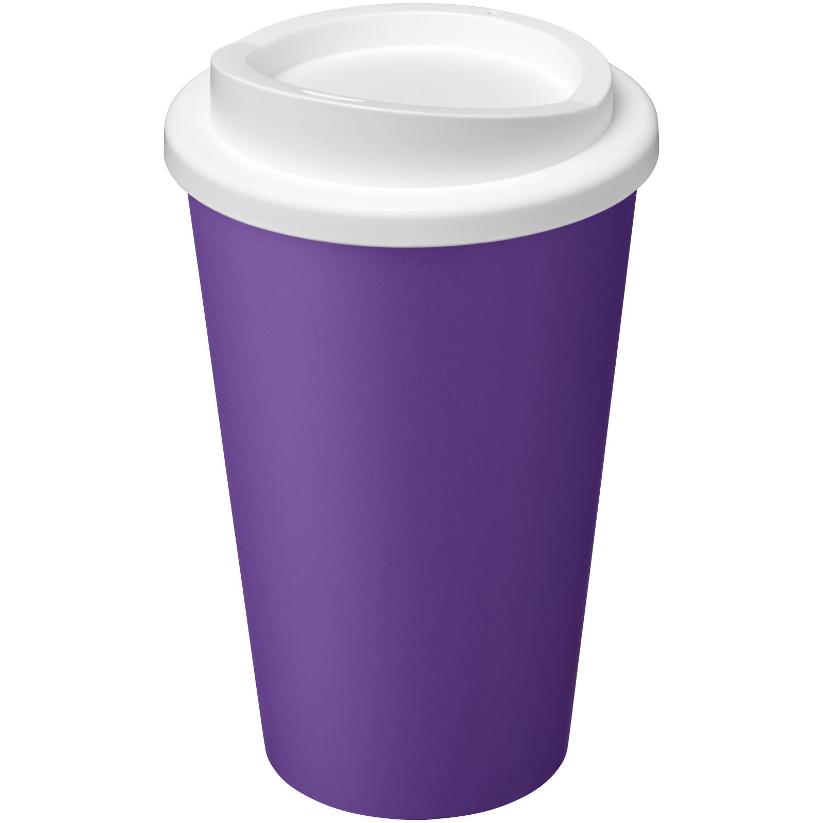 Americano® Eco 350 ml recycelter Becher – Lila und Weiss