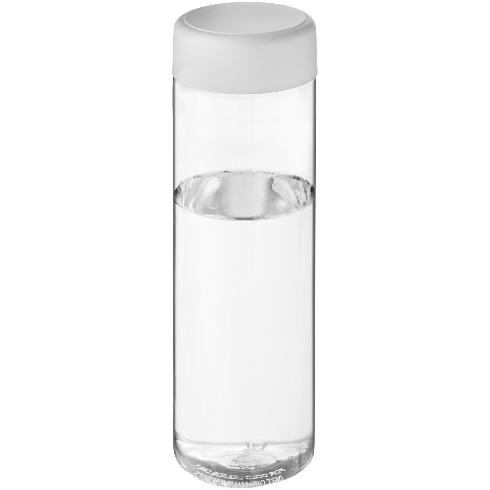 H2O Active® Vibe 850 ml Sportflasche mit Drehdeckel – Transparent und Weiss
