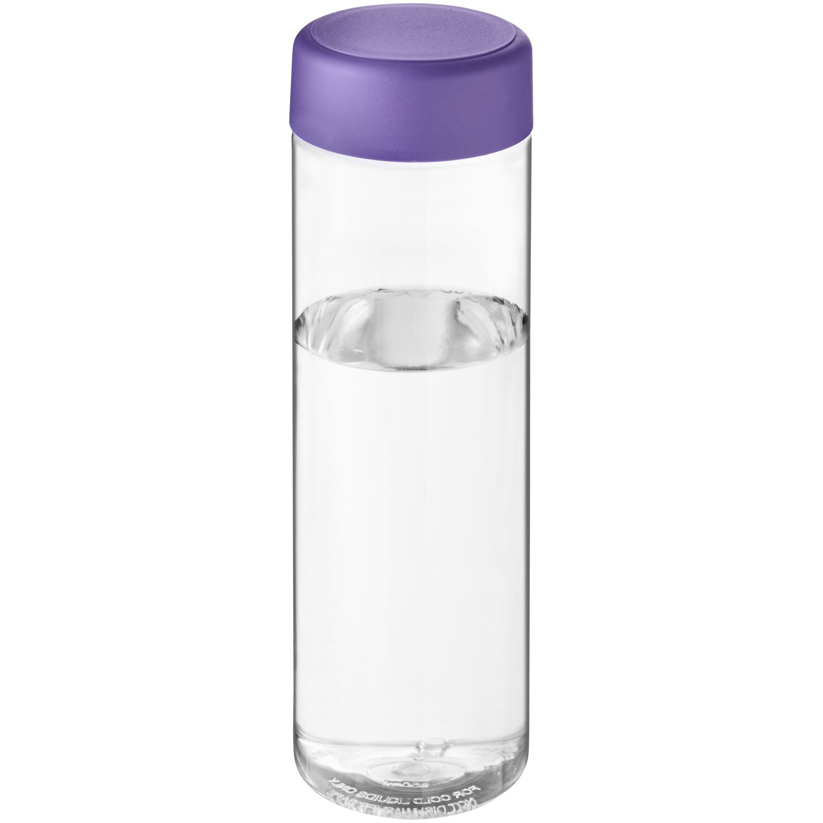 H2O Active® Vibe 850 ml Sportflasche mit Drehdeckel – Transparent und Lila