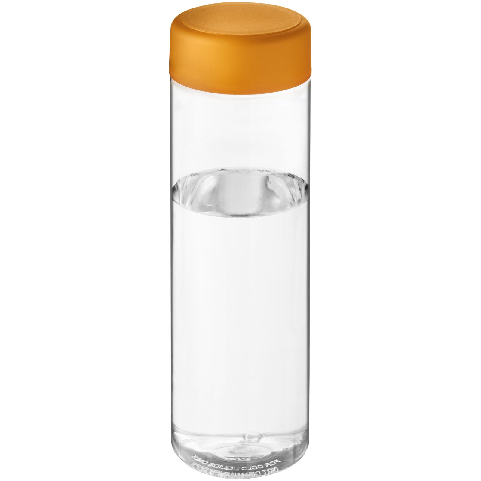 H2O Active® Vibe 850 ml Sportflasche mit Drehdeckel – Transparent und Orange