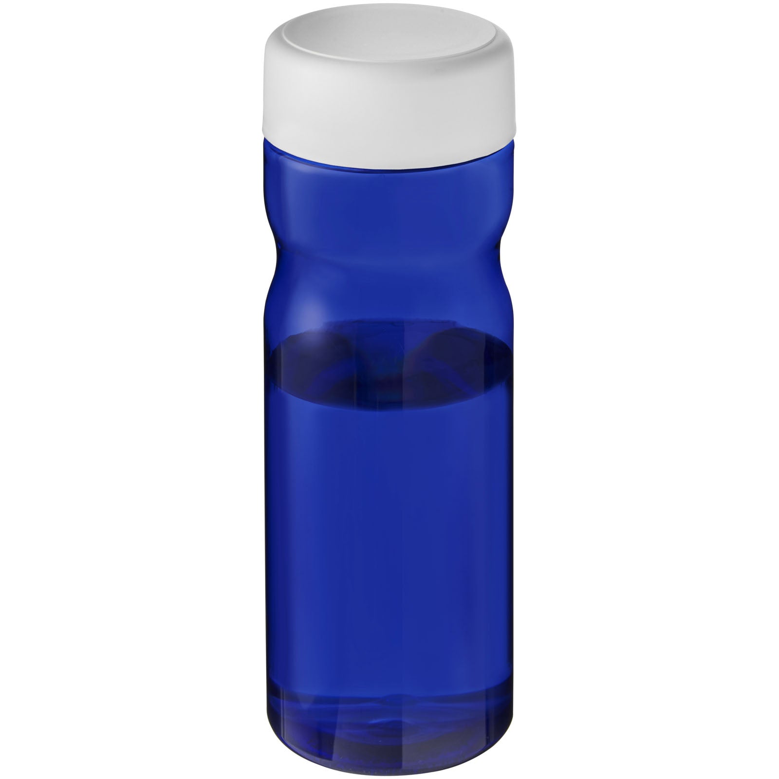 H2O Active® Eco Base 650 ml Sportflasche mit Drehdeckel – Blau und Weiss