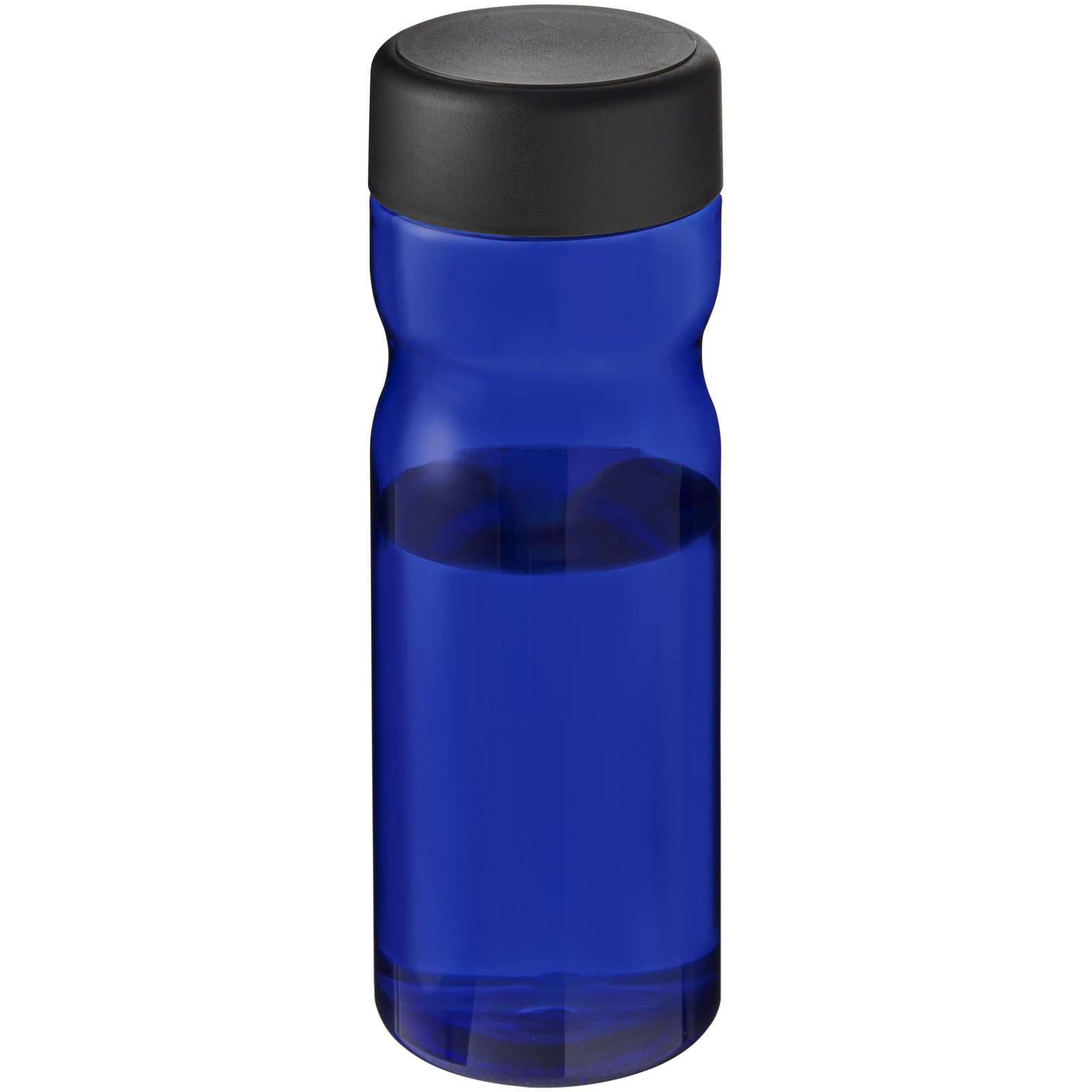 H2O Active® Eco Base 650 ml Sportflasche mit Drehdeckel – Blau und Schwarz