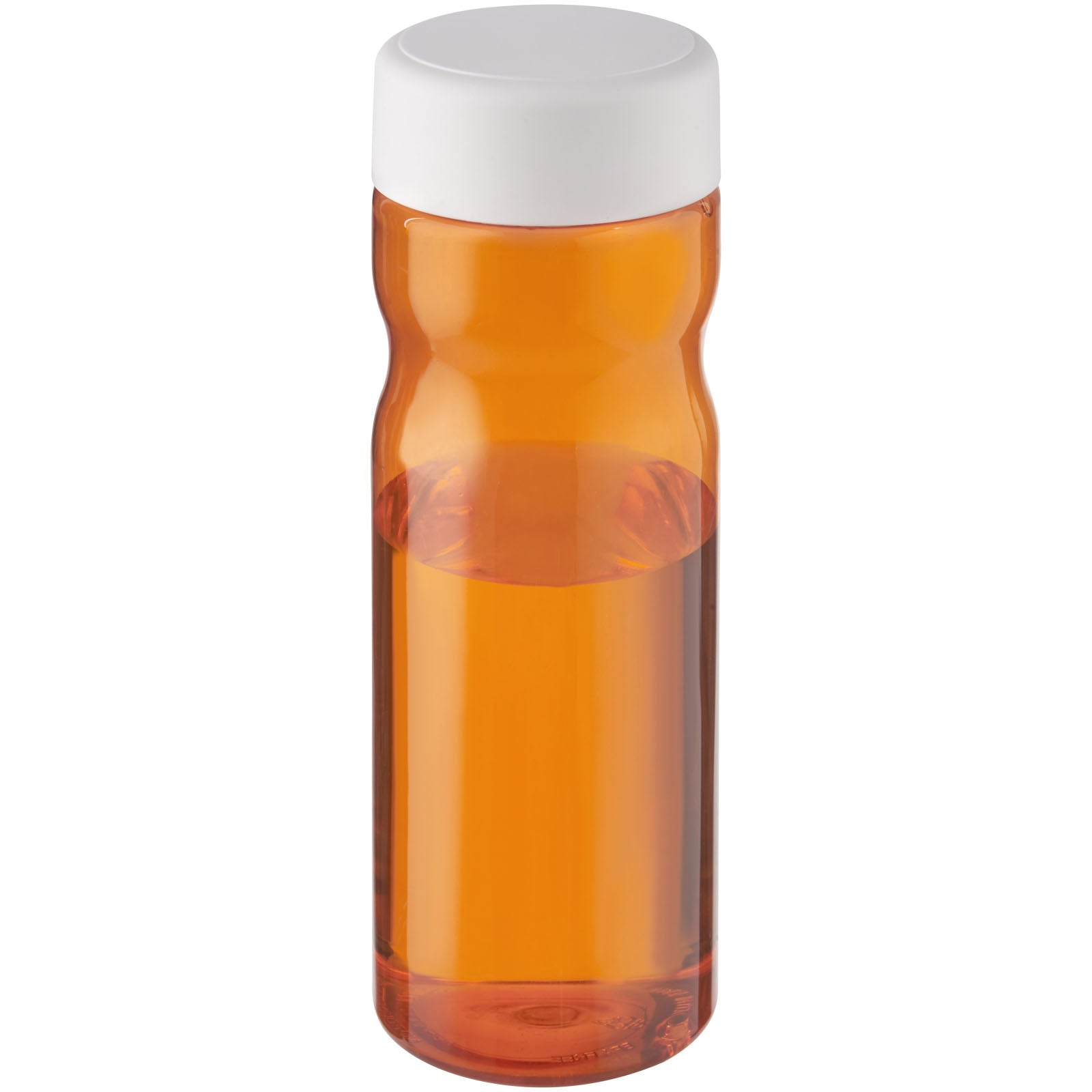 H2O Active® Eco Base 650 ml Sportflasche mit Drehdeckel – Orange und Weiss
