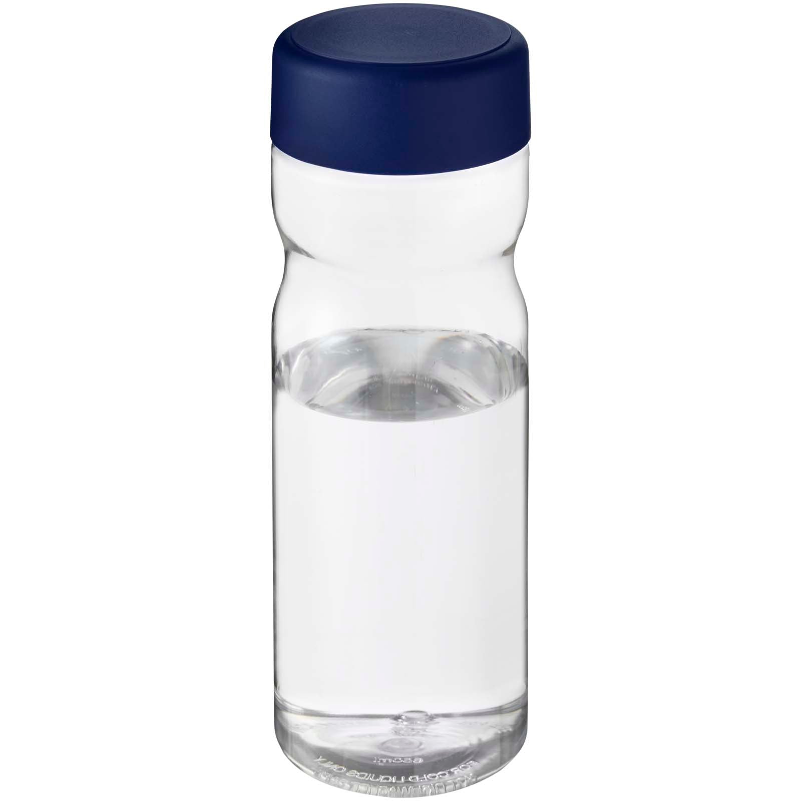 H2O Active® Eco Base 650 ml Sportflasche mit Drehdeckel – Transparent und Blau