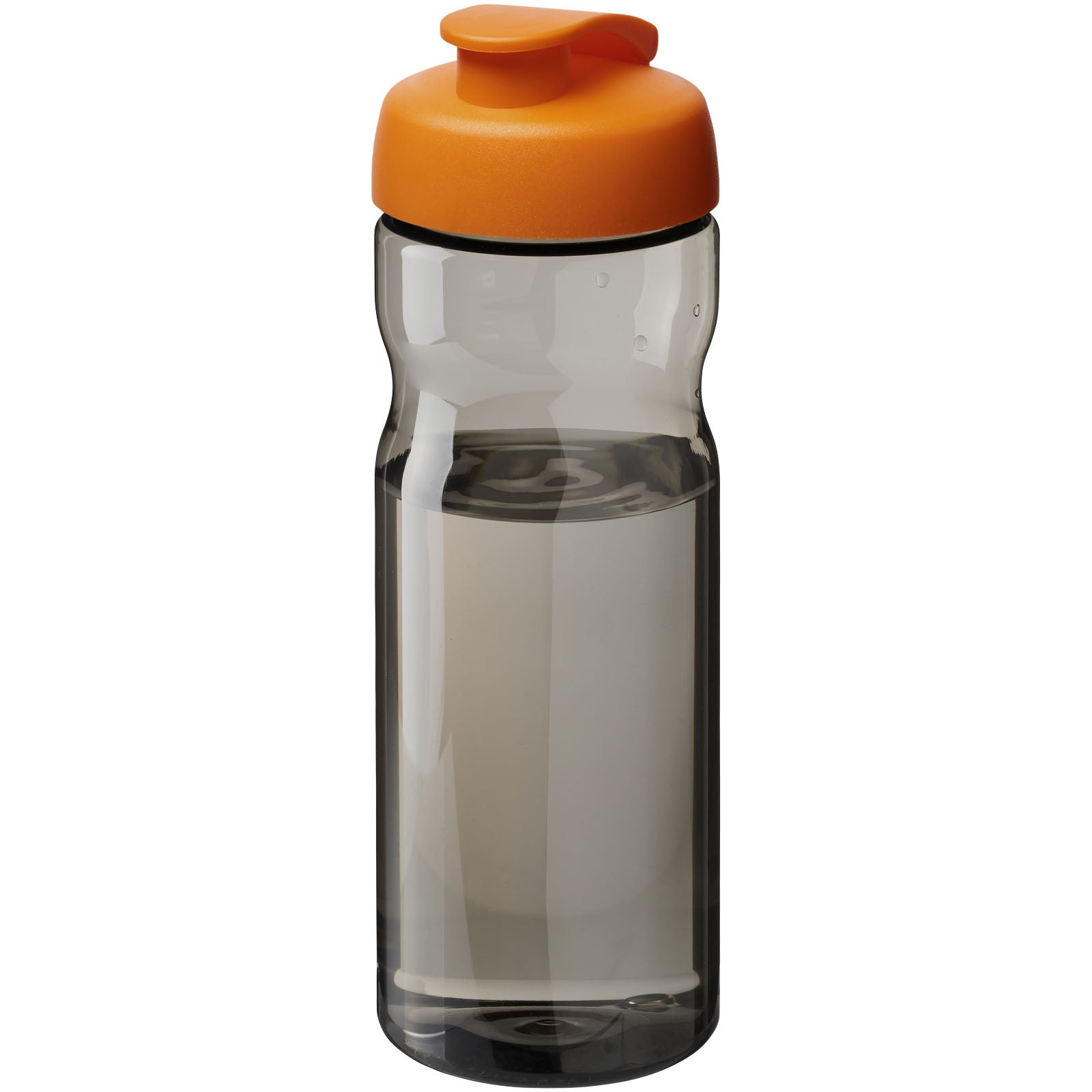 H2O Active® Base Tritan™ 650 ml Sportflasche mit Klappdeckel – Kohle und Orange